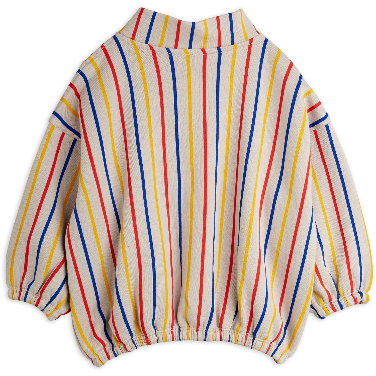 Mini Rodini Multi Clover Emb Half Zip Sweatshirt - Image 9