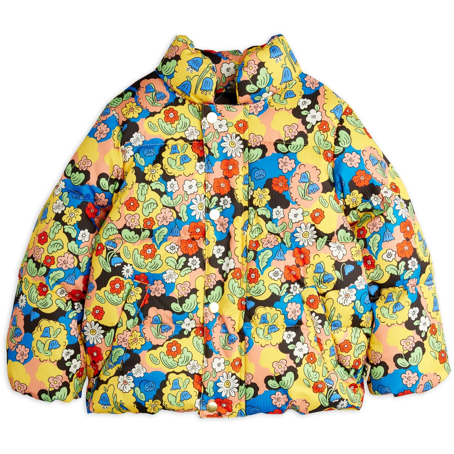 Mini Rodini Multi Flowers AOP Citypuffer