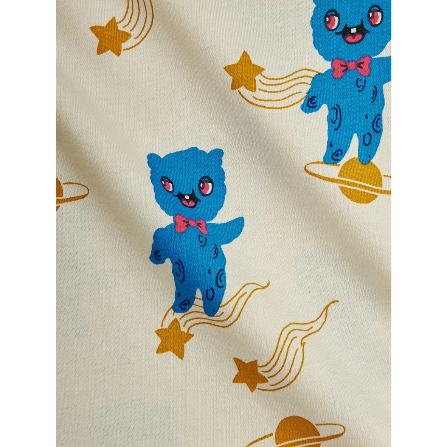Mini Rodini Off-white Aliens AOP Ss Tee - Image 3