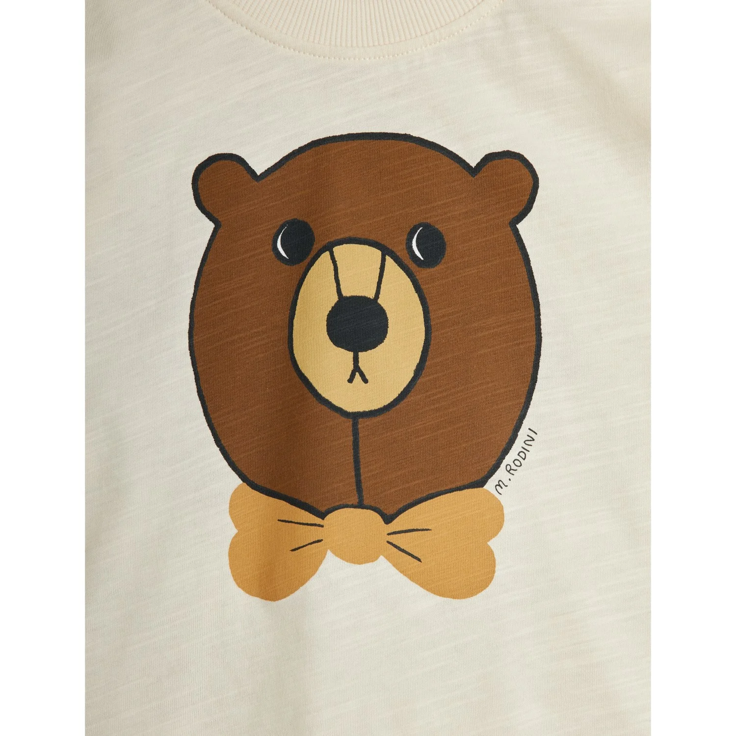 Mini Rodini Offwhite Bear Sp Ss Tee - Image 6