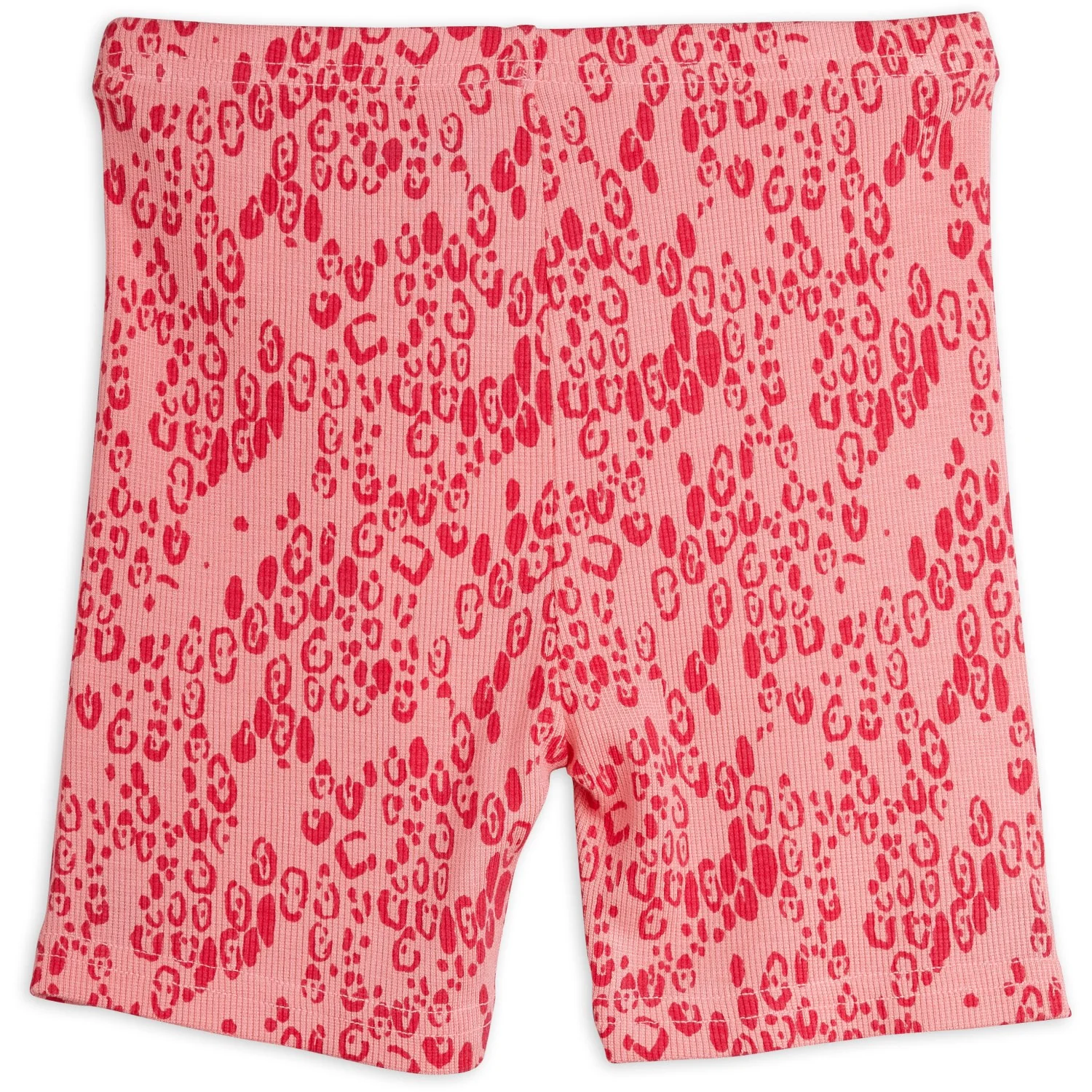 Mini Rodini Pink Mini Leopard AOP Bike Shorts - Image 4