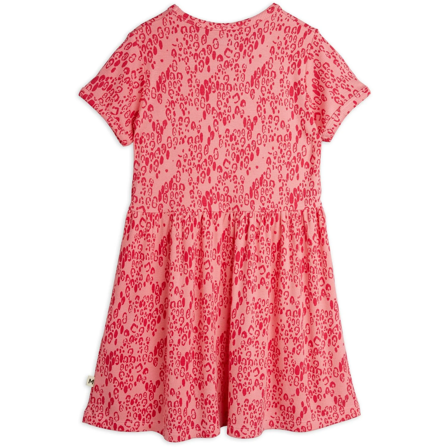 Mini Rodini Pink Mini Leopard AOP Dress - Image 3