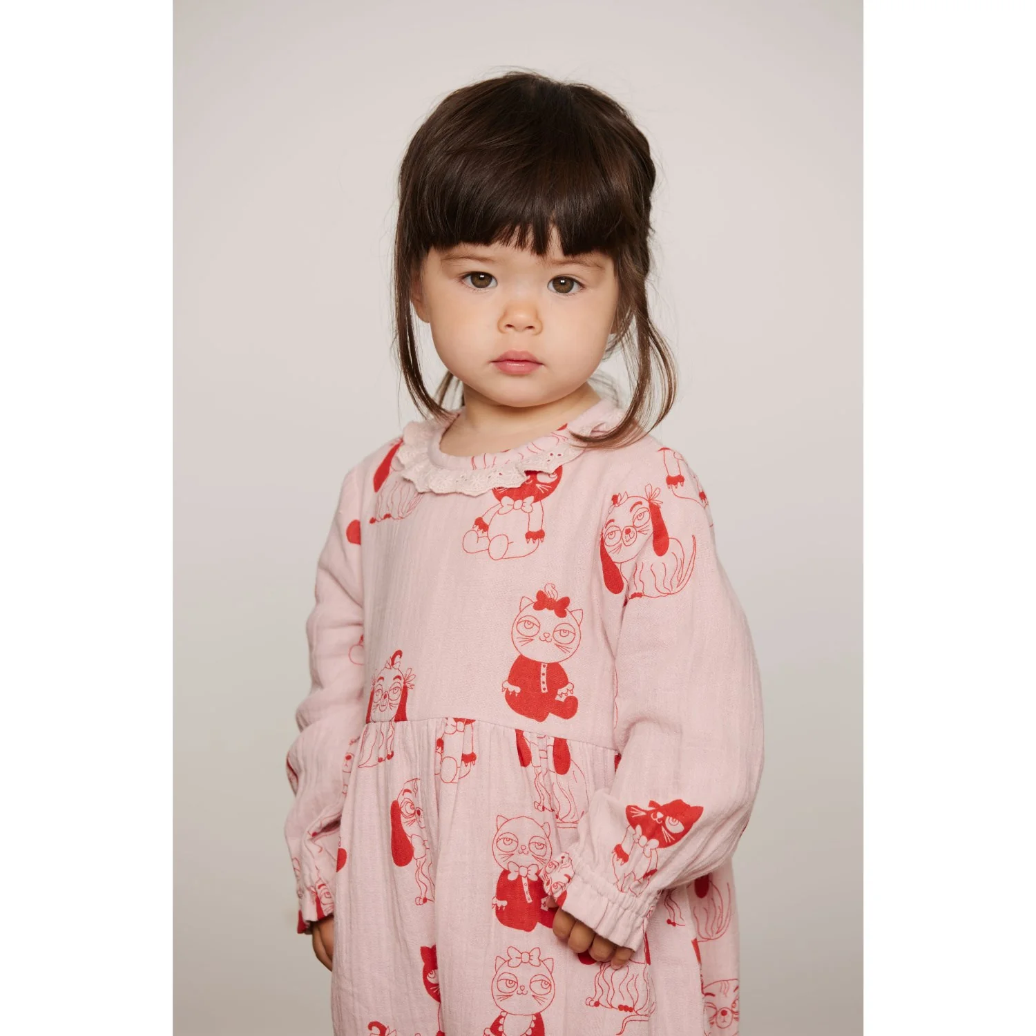 Mini Rodini Pink Minibabies Aop Woven Jumpsuit - Image 2