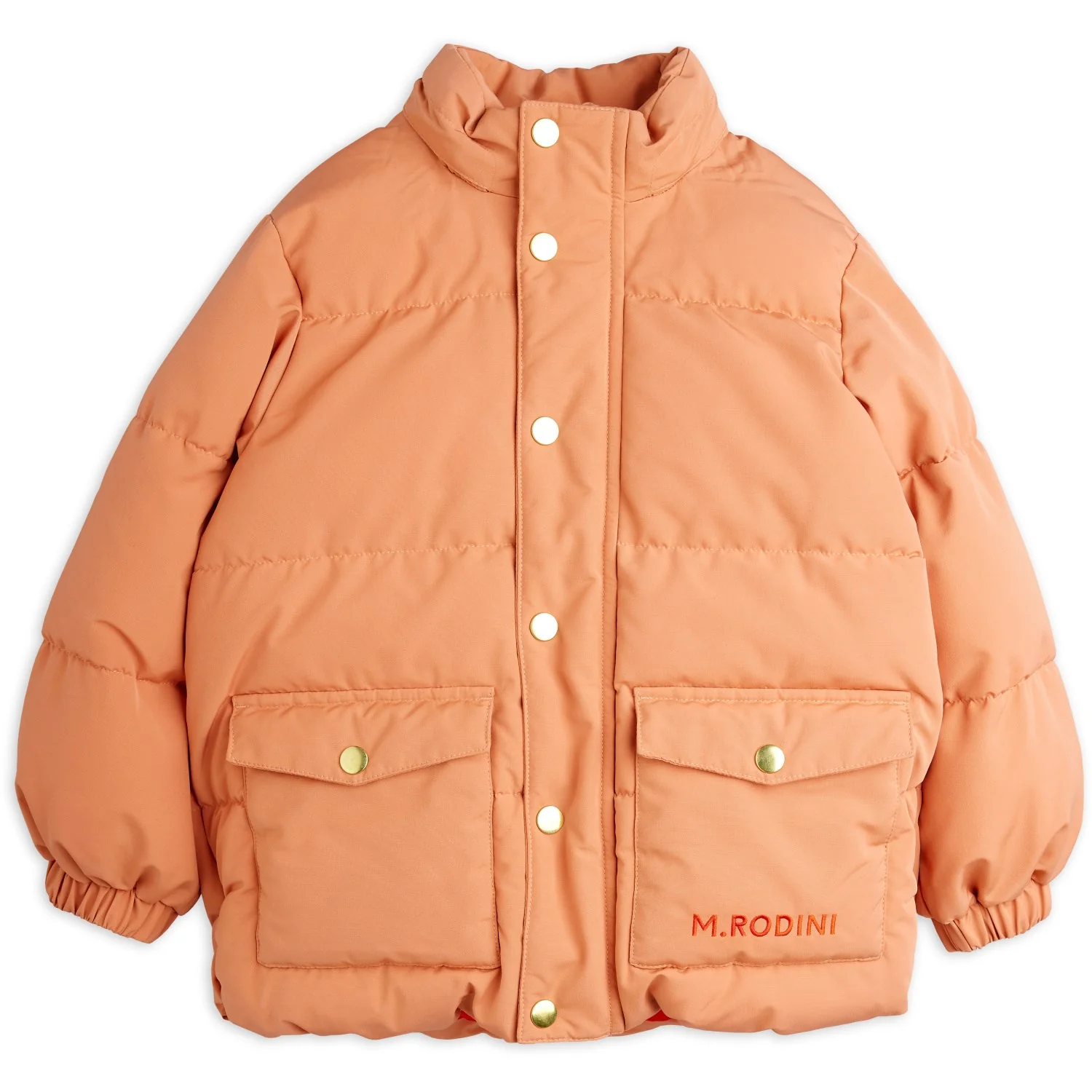 Mini Rodini Pink Solid Heavy Puffer - Image 3