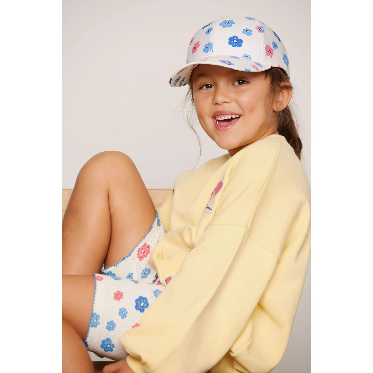 Mini Rodini Yellow Minibabies Patches Sweatshirt - Image 4