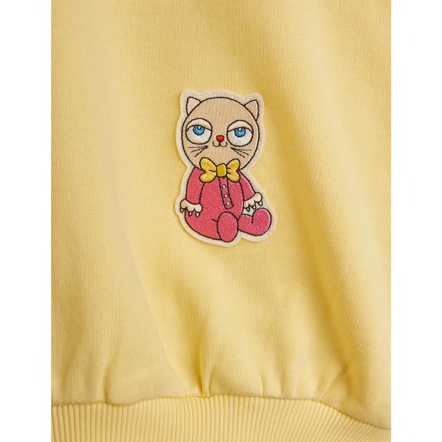 Mini Rodini Yellow Minibabies Patches Sweatshirt - Image 7