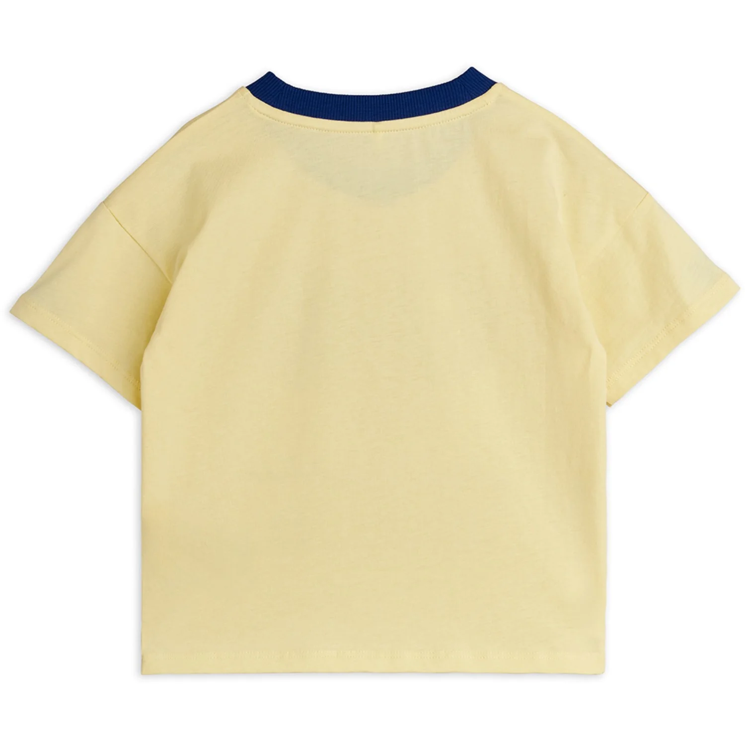 Mini Rodini Yellow Table Tennis Contrast Rib Sp Ss Tee - Image 3