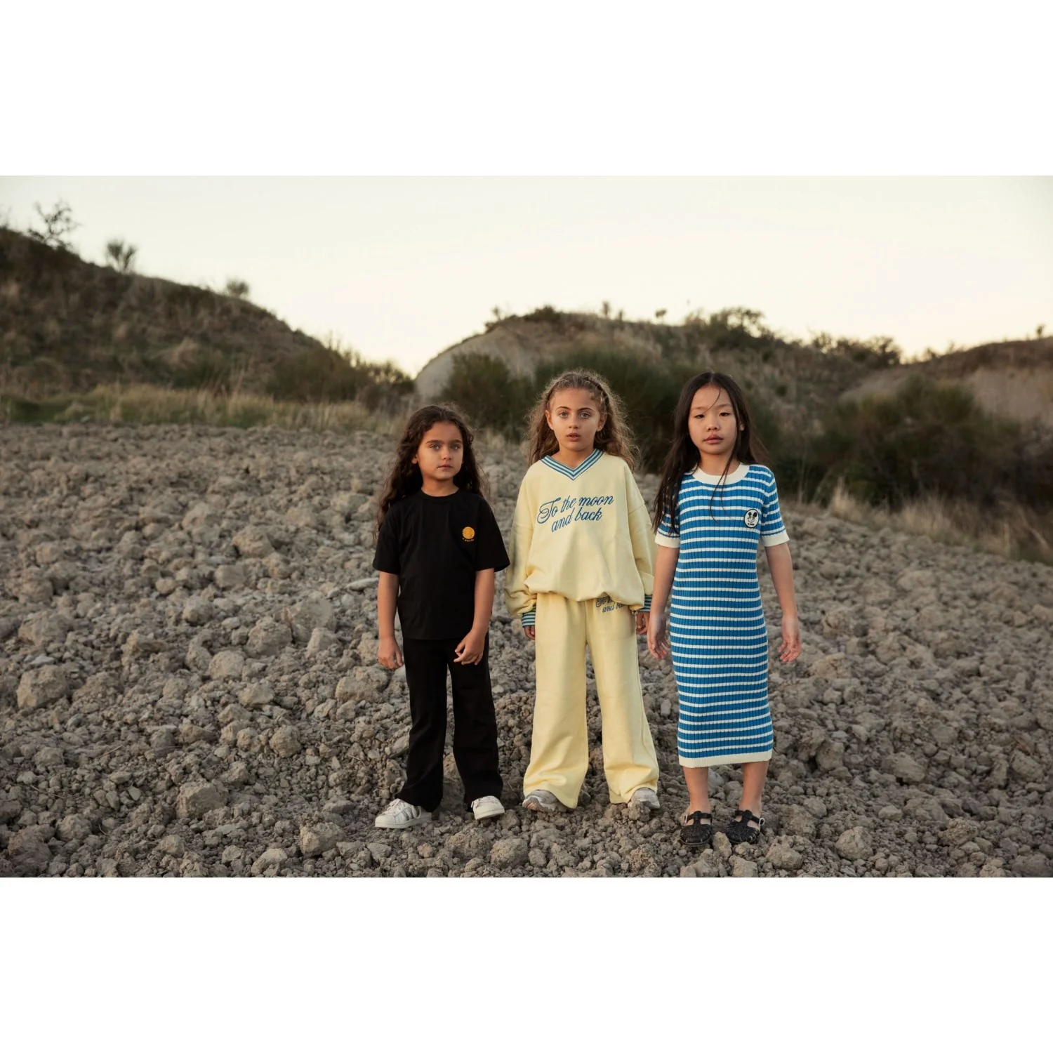 Mini Rodini Yellow To The Moon Emb Sweatshirt - Image 6