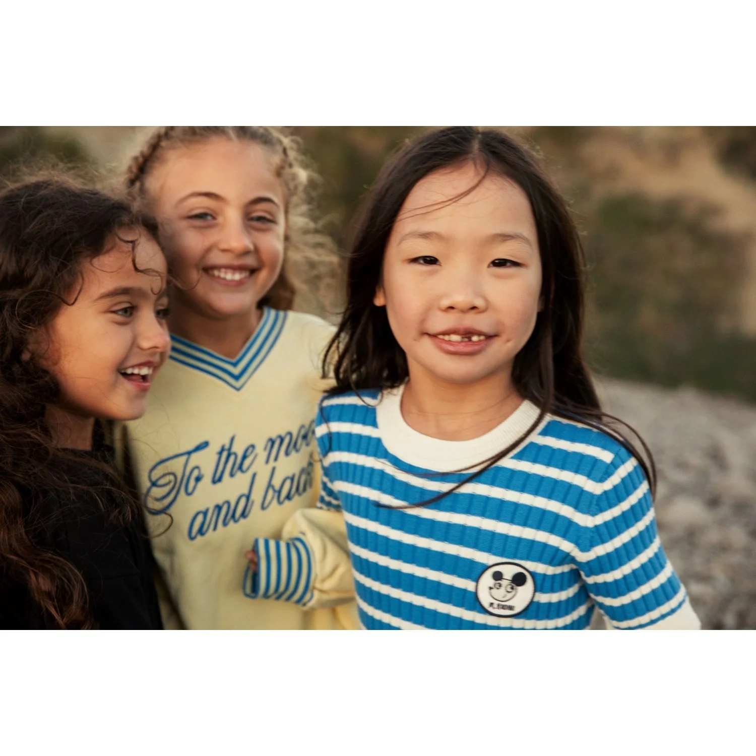 Mini Rodini Yellow To The Moon Emb Sweatshirt - Image 7