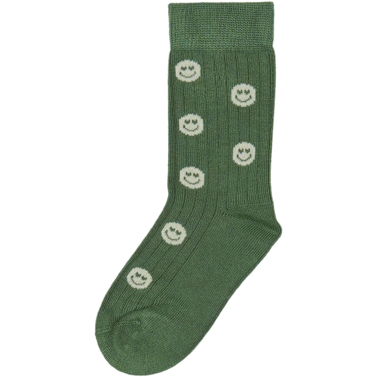 minipop® Green Smilie MiniPop® Bamboo Motif Socks - Image 3