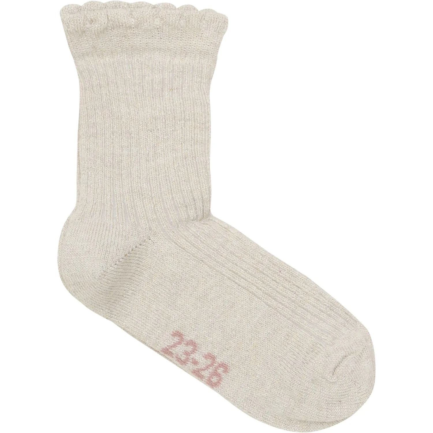 Minymo Ash Rose Socks W. Glitter (2-Pack) - Image 4