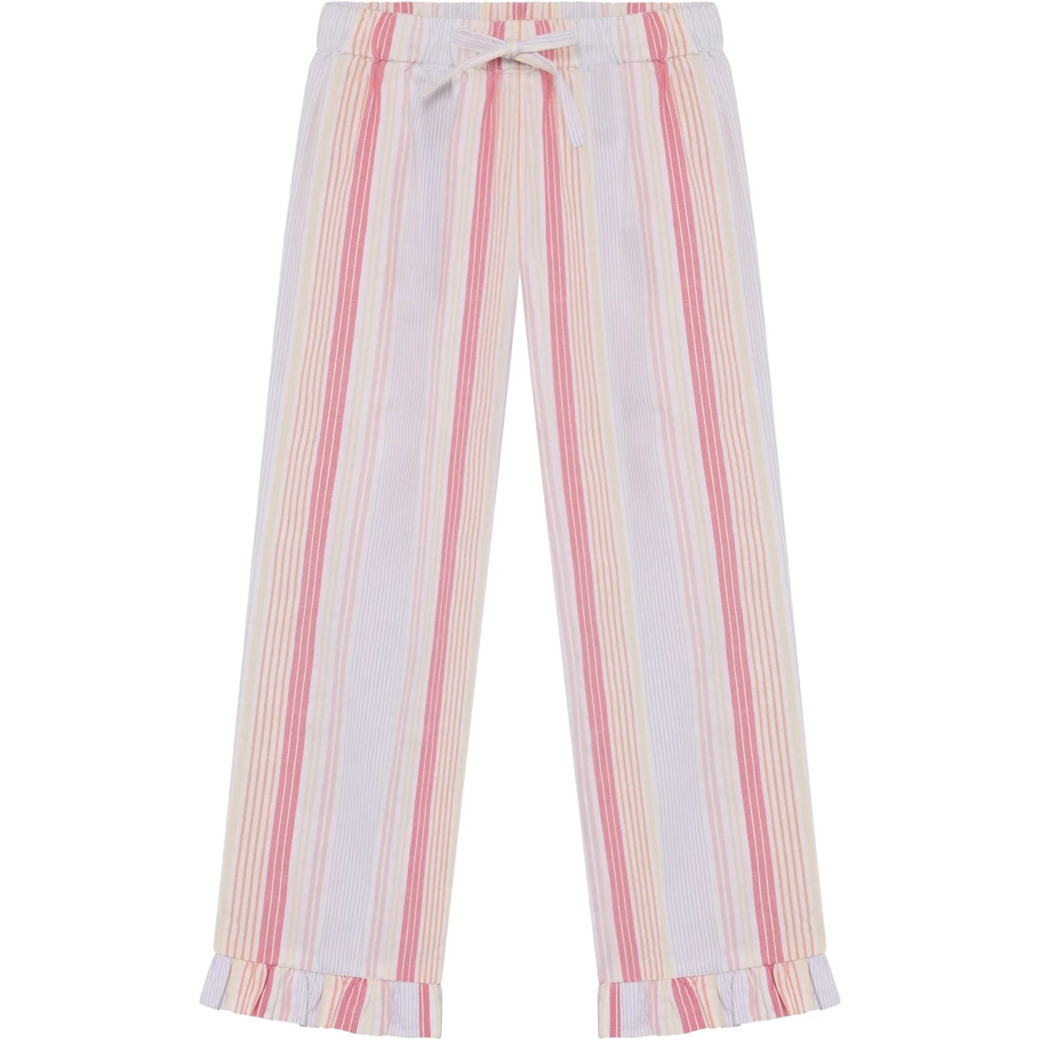 Minymo Bright White Pants Y/D Seersucker