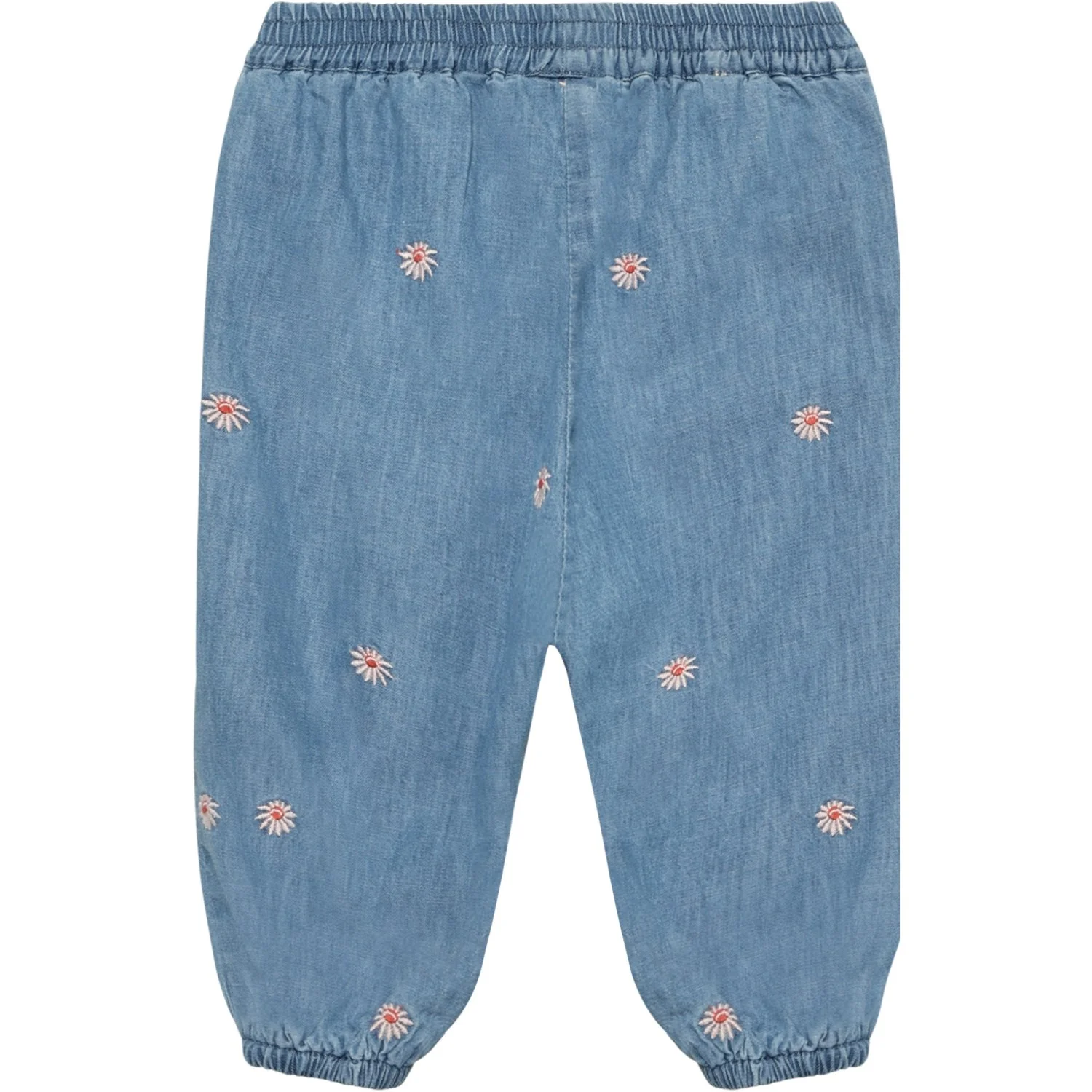 Minymo Faded Denim Pants Emb. Chambray W. Lining - Image 2