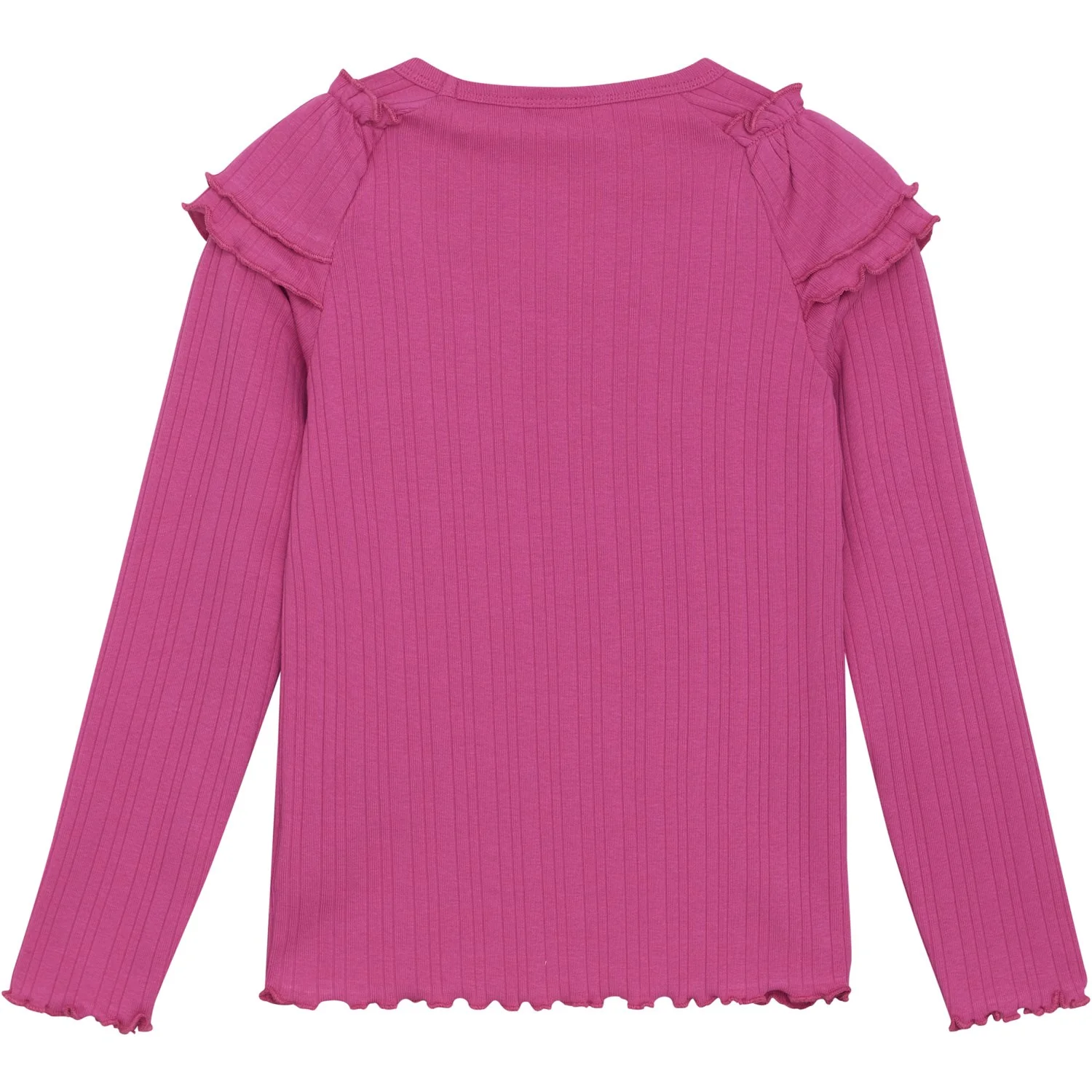 Minymo Fuchsia Fedora T-Shirt Ls Rib - Image 2