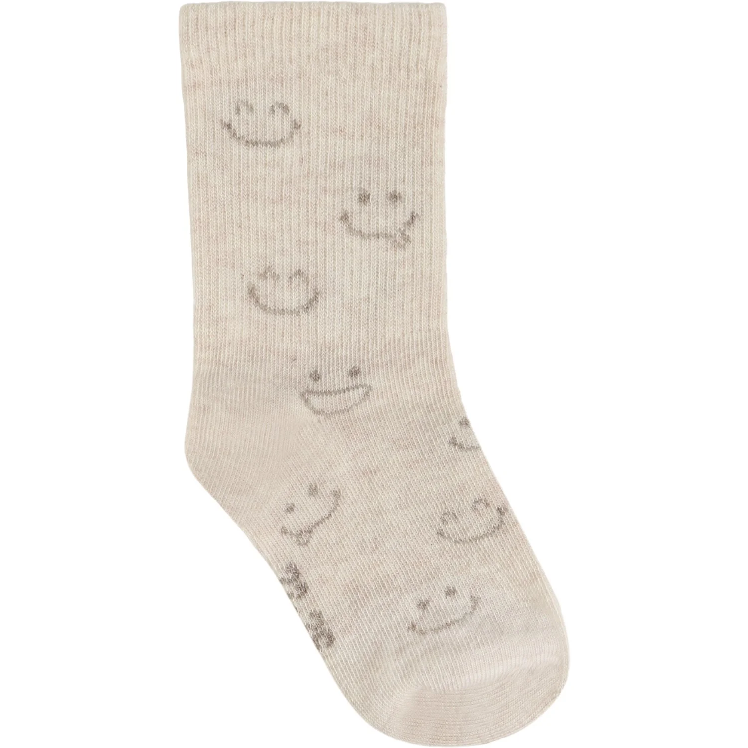 Minymo Light Grey Melange Socks W. Pattern 5-Pack - Image 7