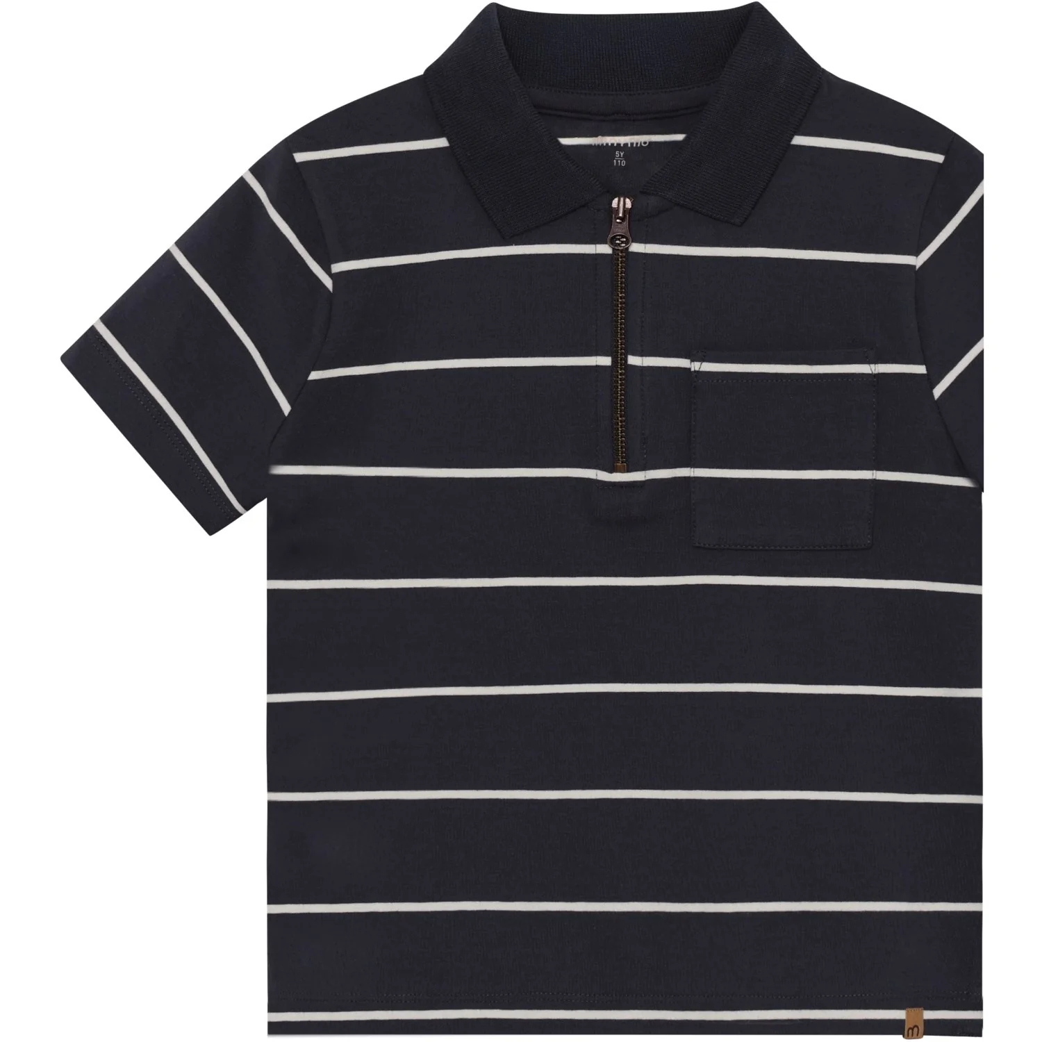 Minymo Odyssey Gray Polo T-Shirt Ss Y/D