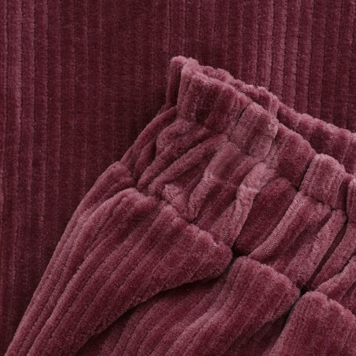 Minymo Rose Brown Pants Velour - Image 2