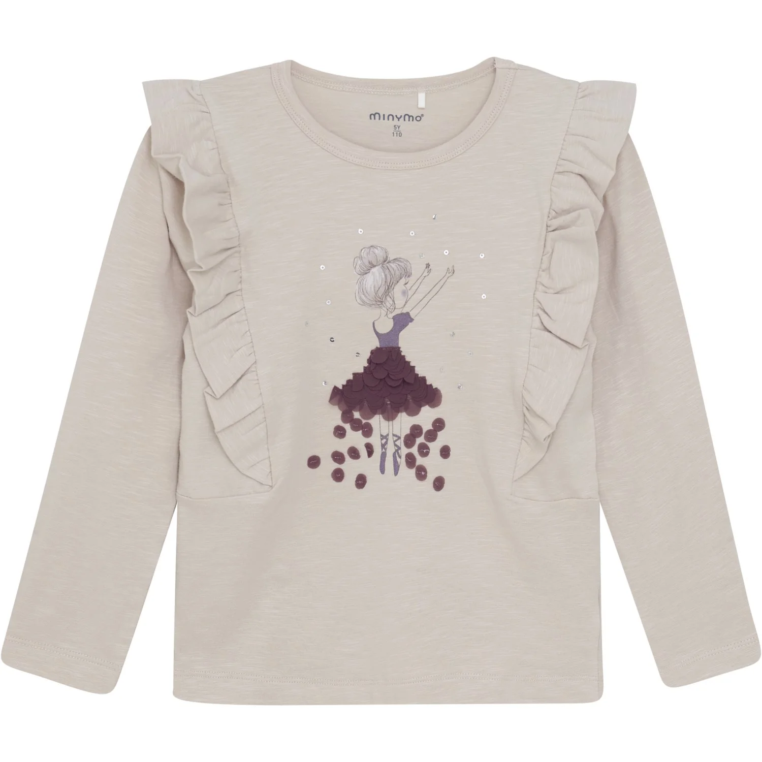 Minymo Smoke Gray T-shirt LS