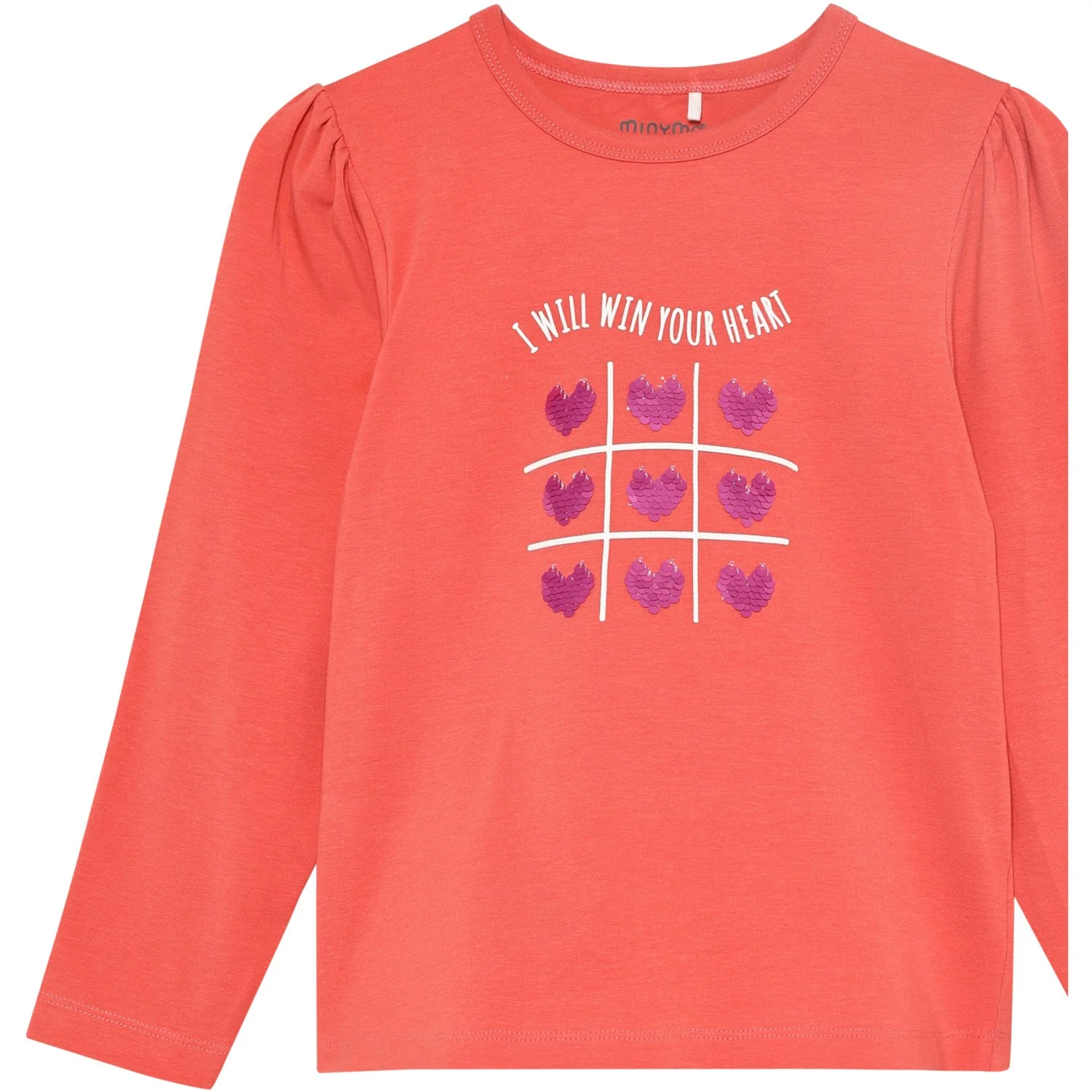 Minymo Spiced Coral T-Shirt Ls - Image 3