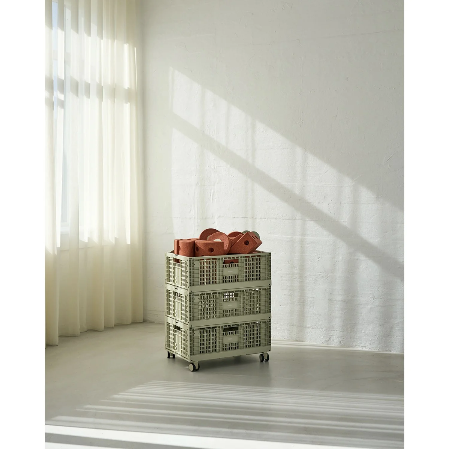 MODU Dusty Green Storage Crate - Image 4