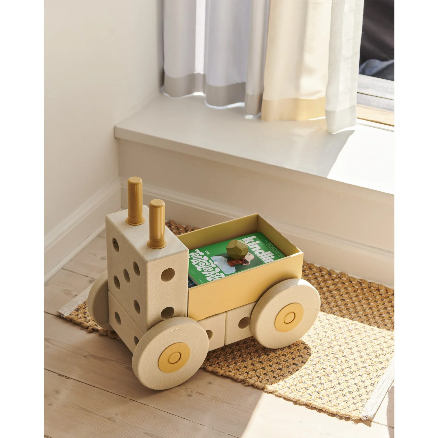 MODU Sand Grey / Honey Yellow 3-i-1 Baby Walker - Image 4