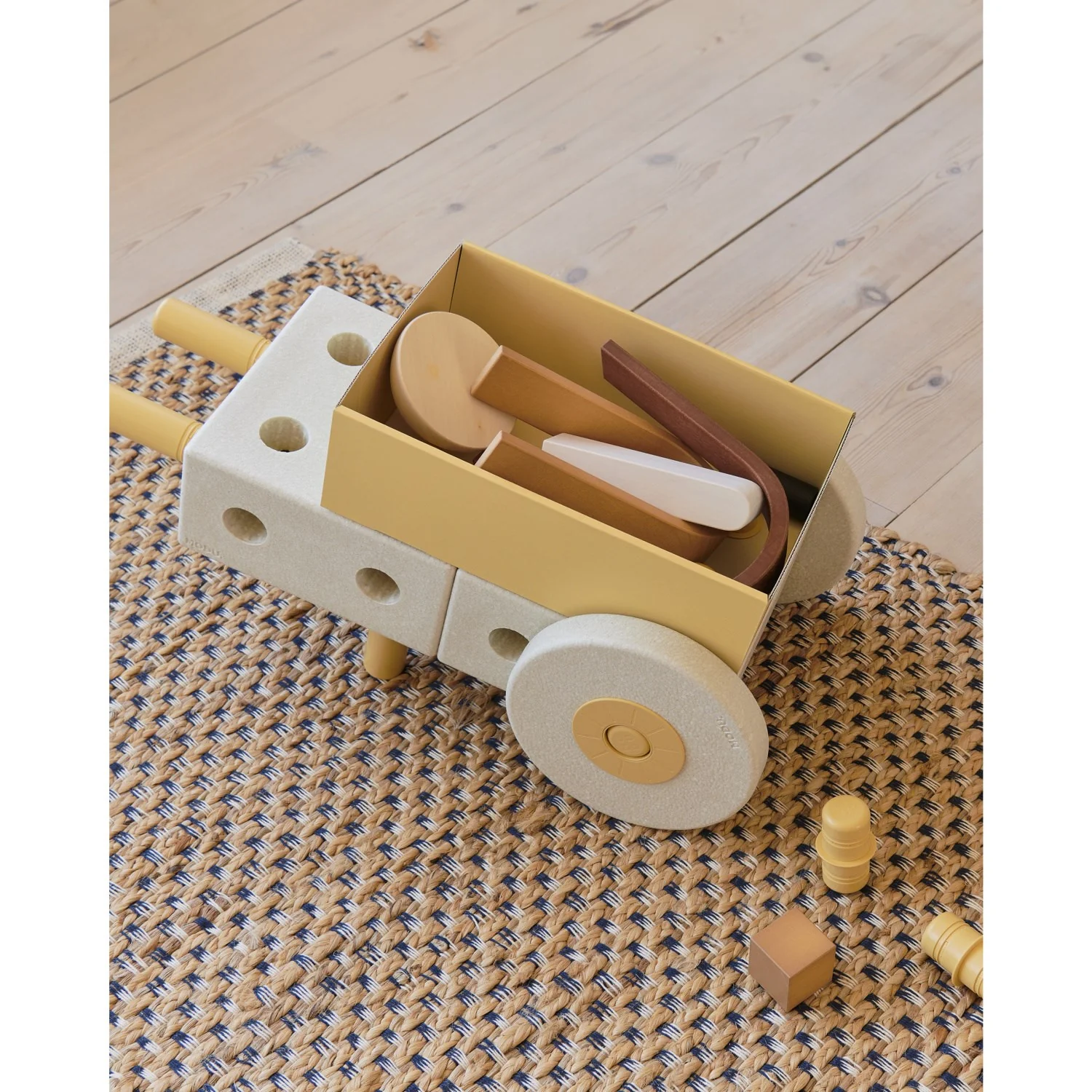 MODU Sand Grey / Honey Yellow 3-i-1 Baby Walker - Image 5