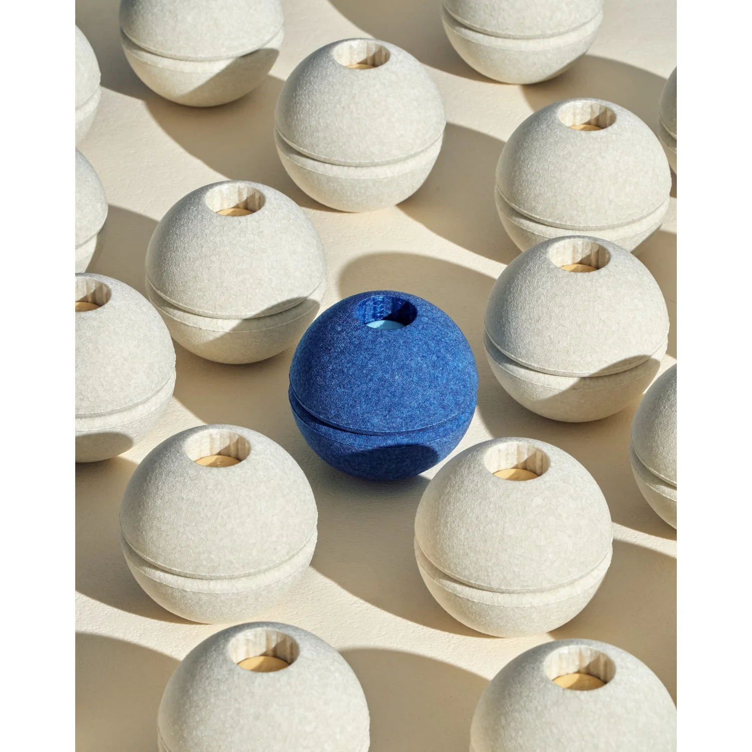 MODU Sand Grey / Honey Yellow 3 X Foam Balls - Image 5
