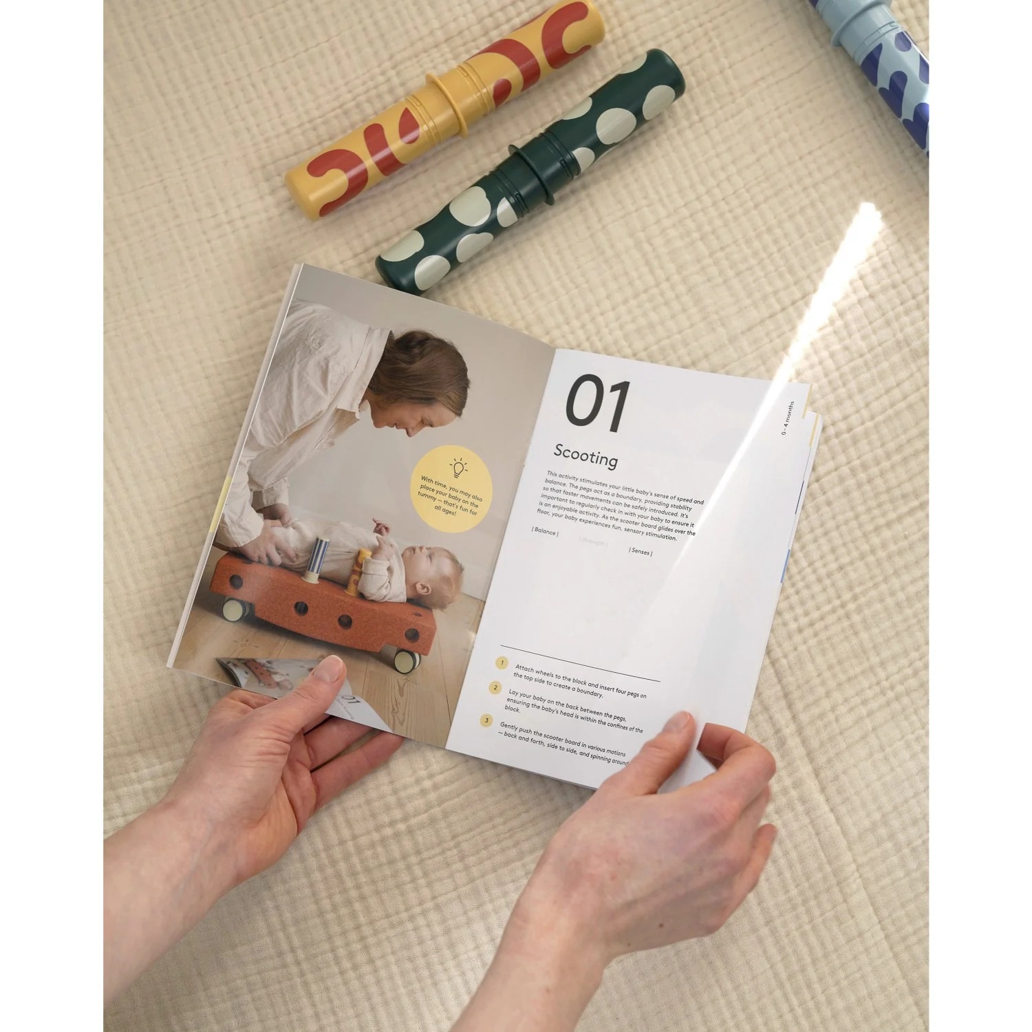 MODU Sand Grey / Honey Yellow Baby Activity Set - Image 5