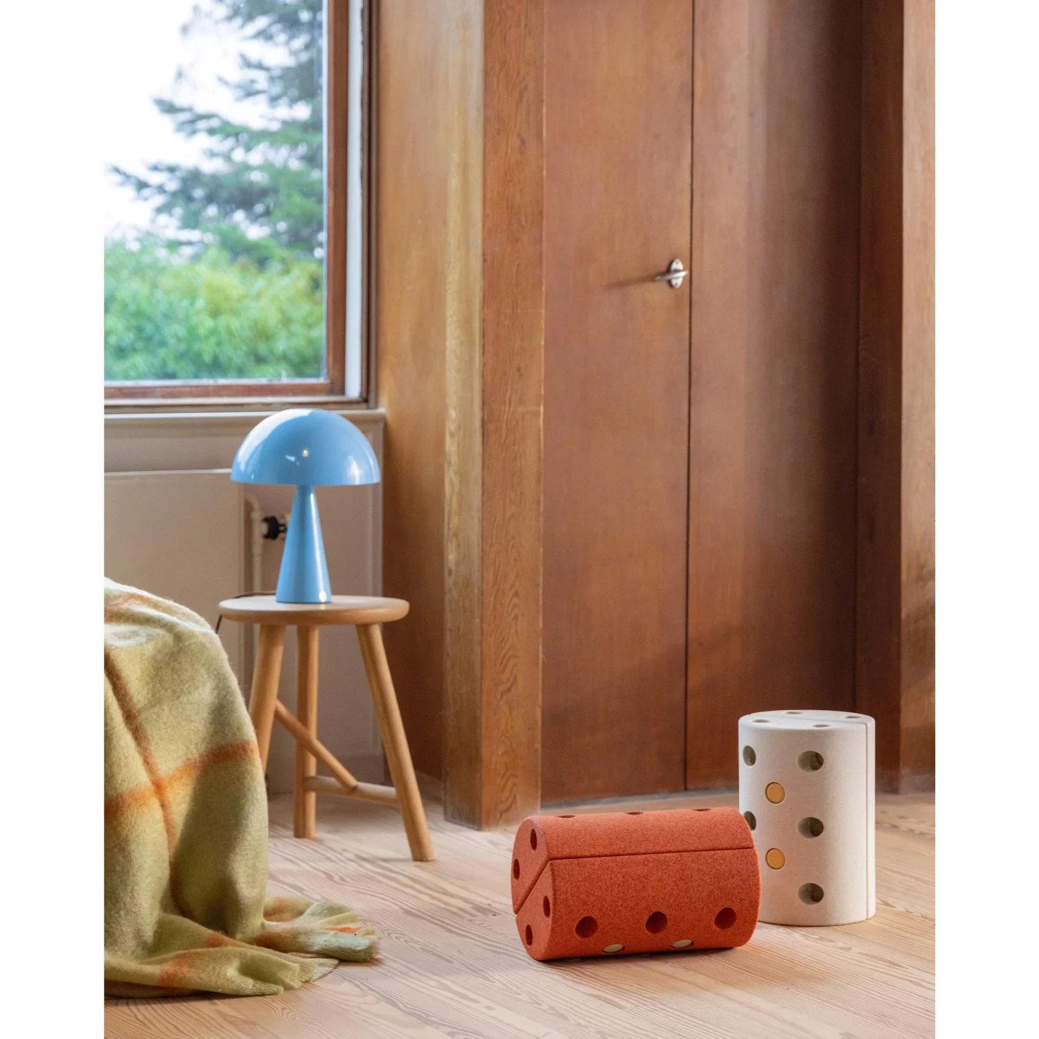 MODU Sand Grey / Honey Yellow Kids Stool - Image 4