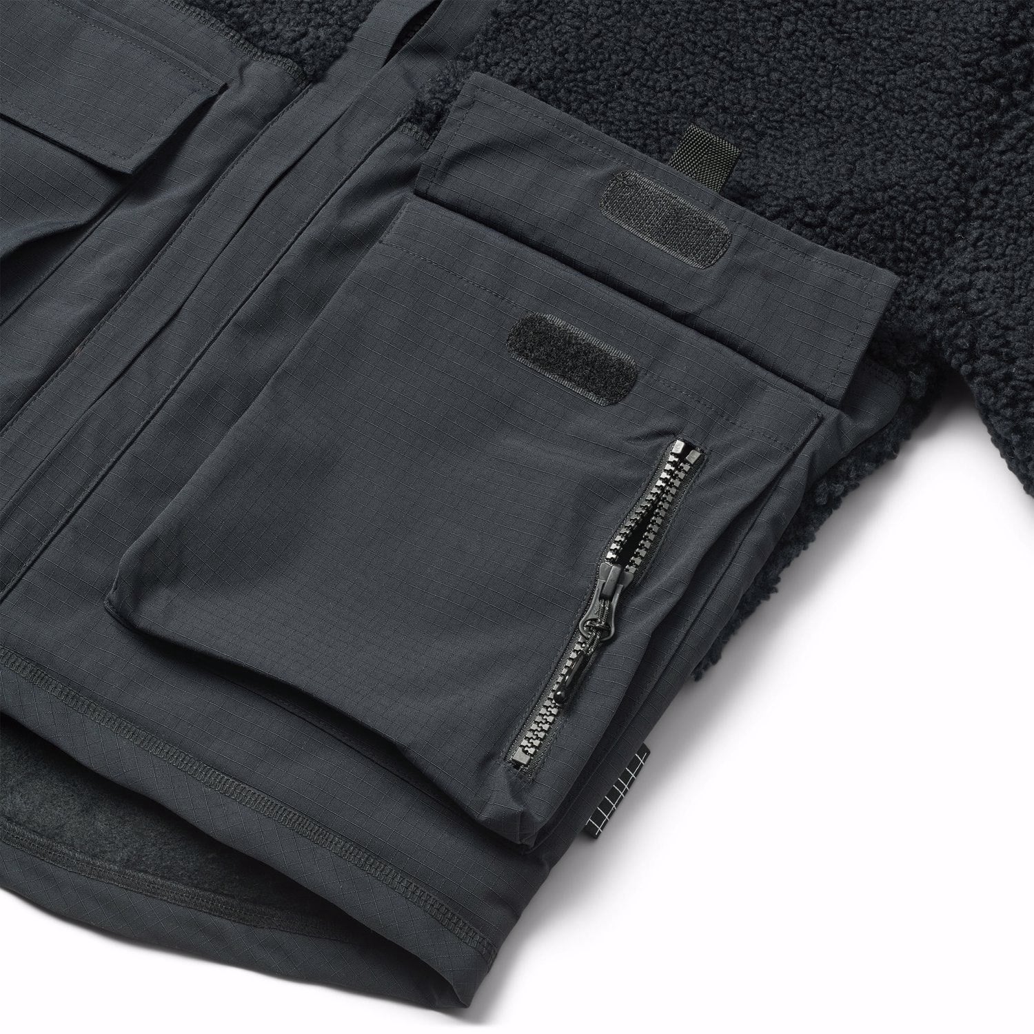 Molo Black Utha Fleece Jacket - Image 4