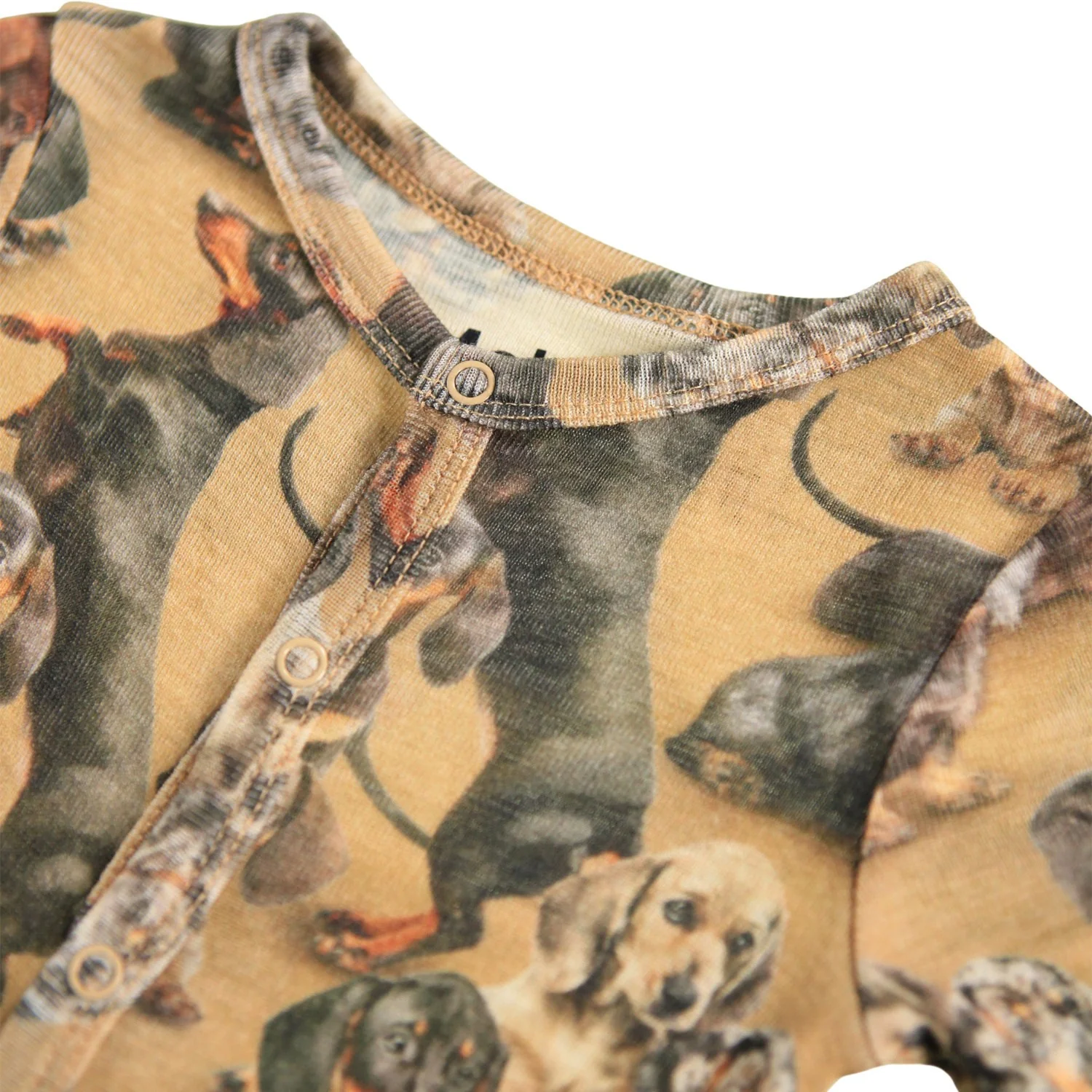 Molo Dachshunds Fahari Wool Bodysuits Jersey - Image 2