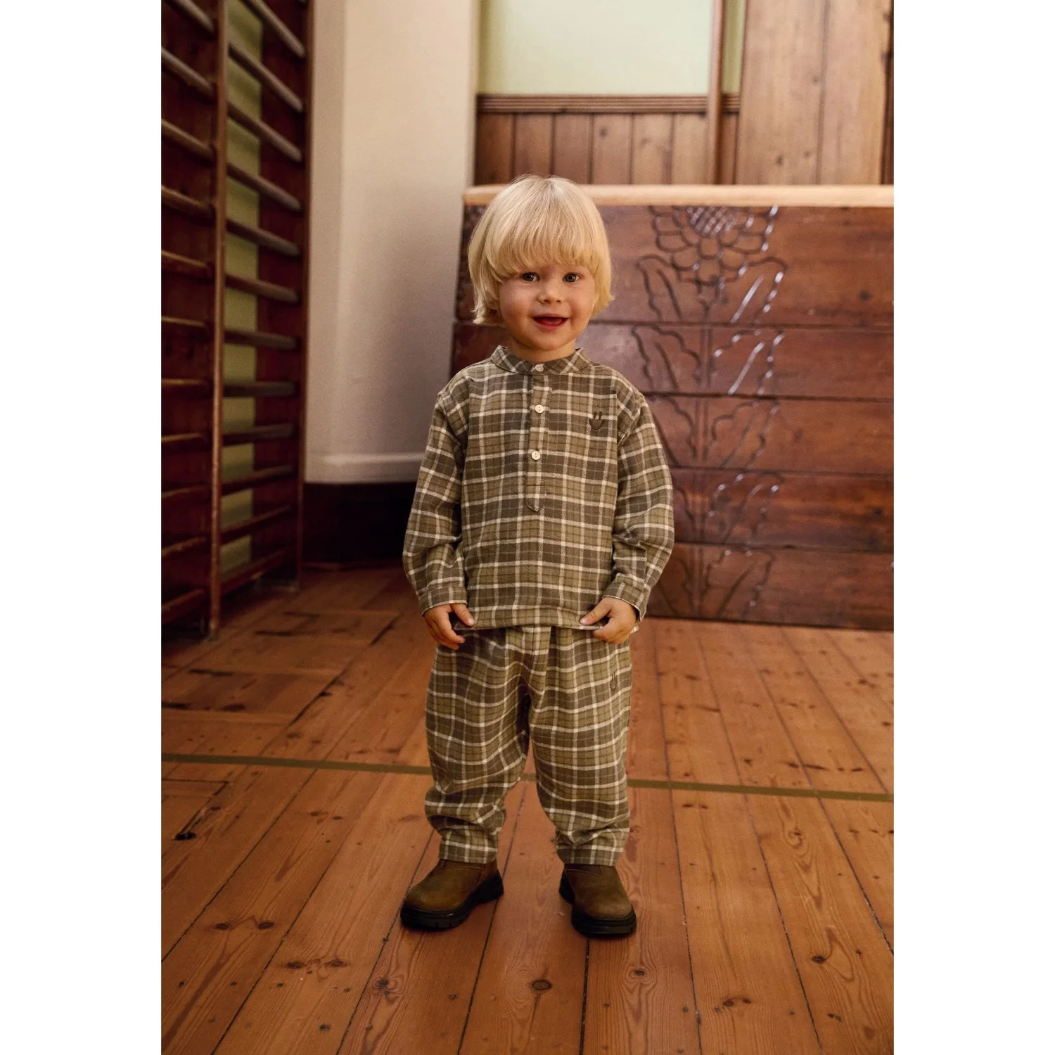 Molo Noise Check Sois Woven Pants - Image 2