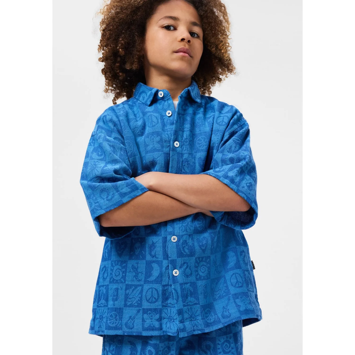 Molo Symbol Check Richie Blouse - Image 2