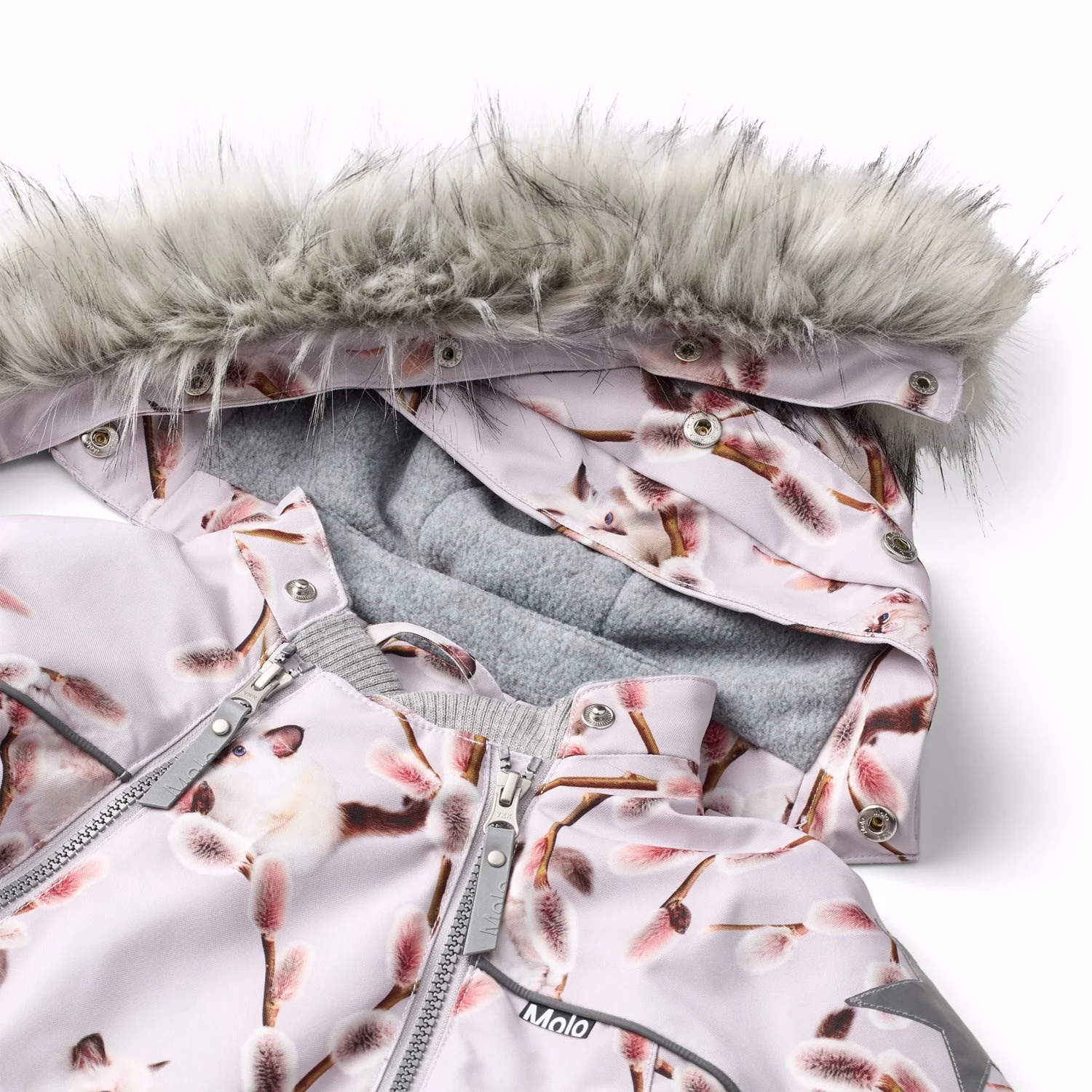 Molo Willow Kitten Pyxis Fur Baby Snowsuit - Image 6