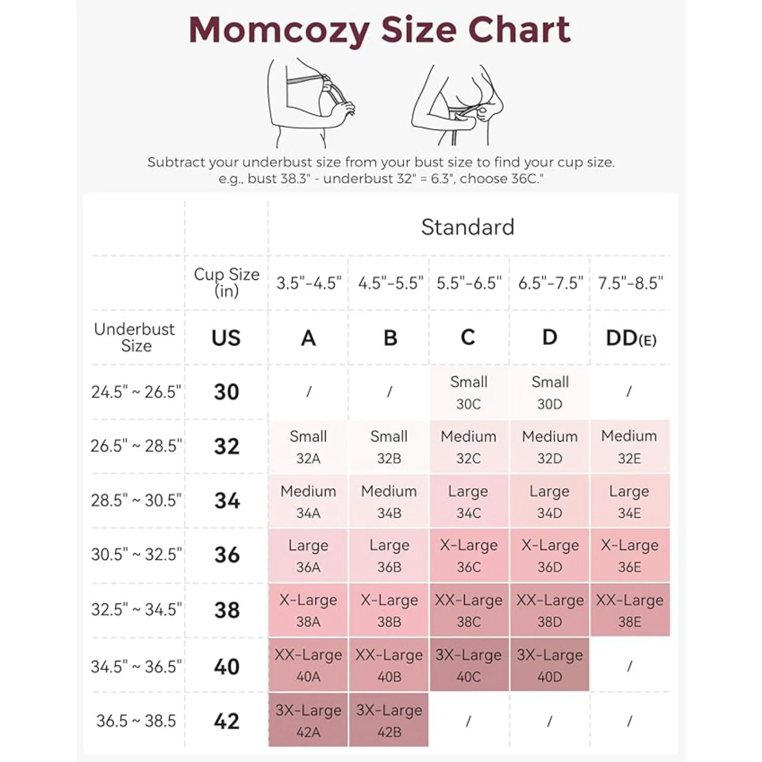Momcozy Black YN21 Maternity Nursing Bra - Image 15