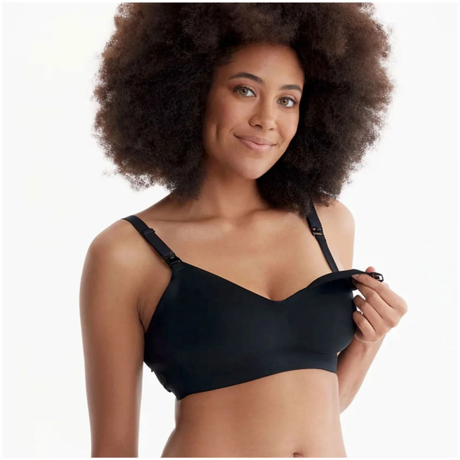Momcozy Black YN21 Maternity Nursing Bra - Image 3