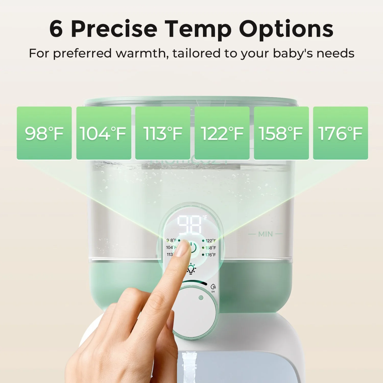 Momcozy Dual Lights Water Warmer For Night Feedings - Image 3