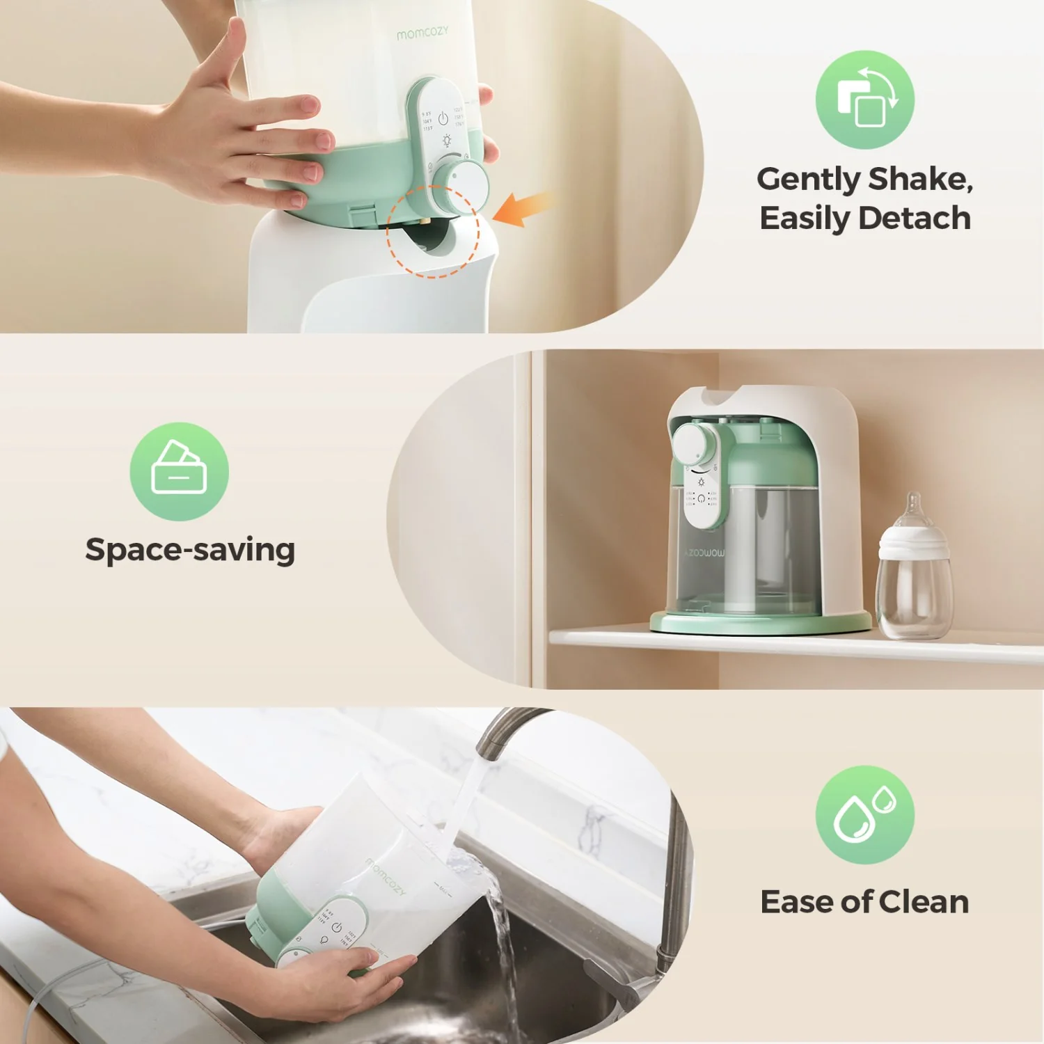 Momcozy Dual Lights Water Warmer For Night Feedings - Image 4