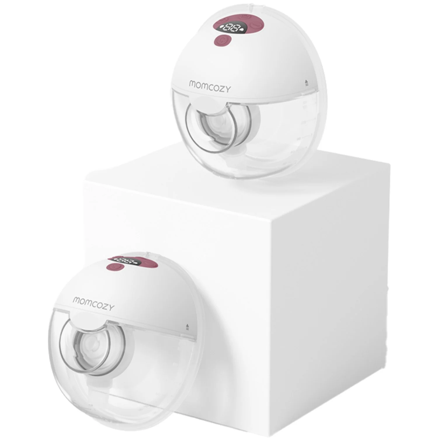 Momcozy Red M5 Wearable Breast Pump Double Pack