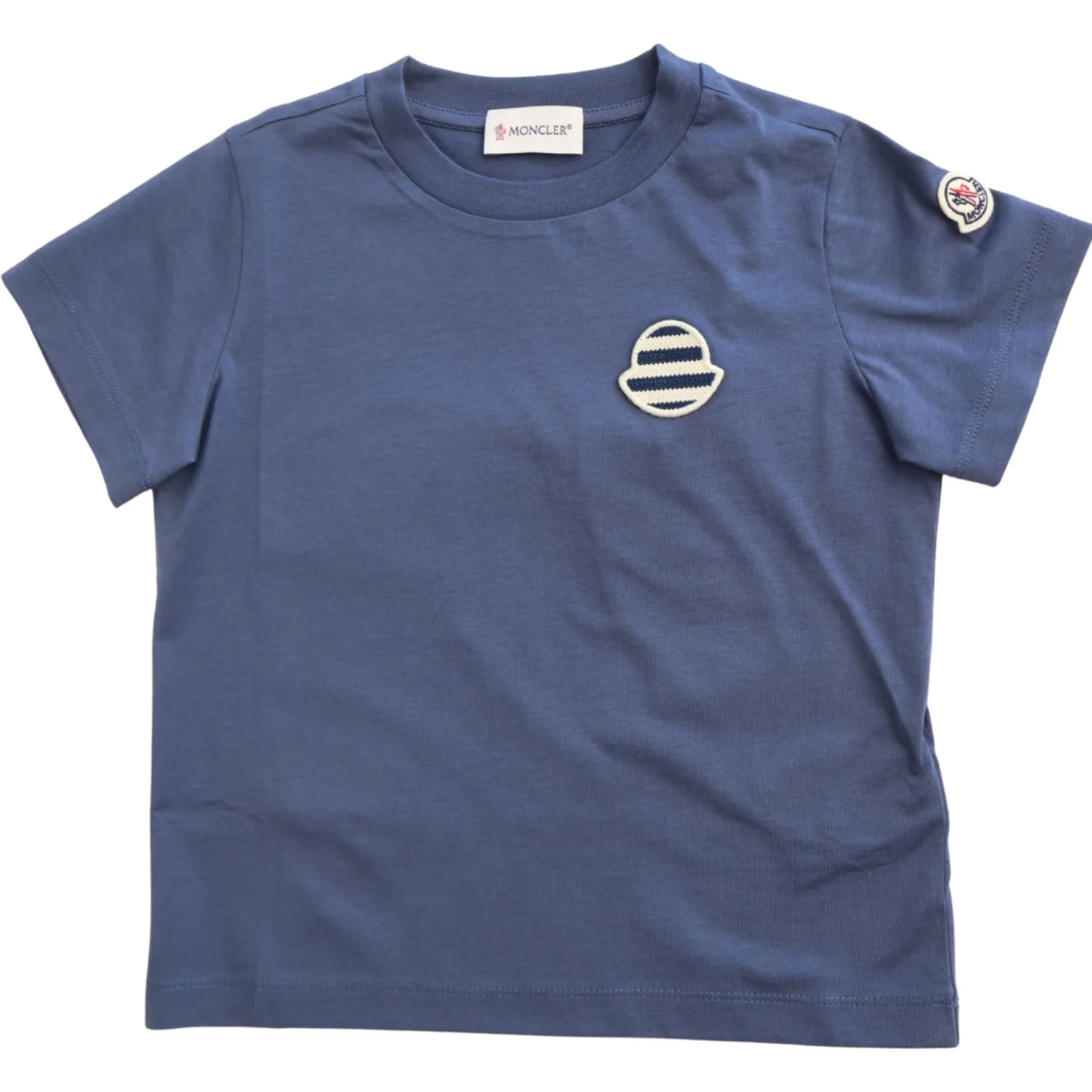 Moncler Blue Ss T-Shirt
