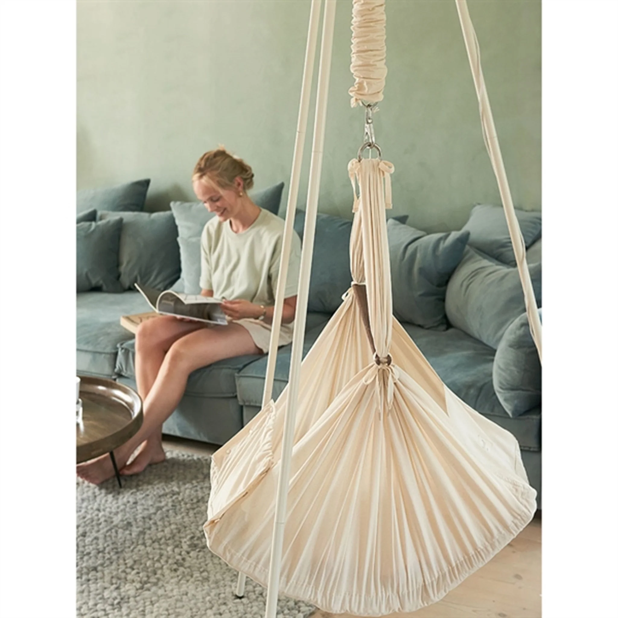 Moonboon Baby Hammock Organic Nature - Image 6