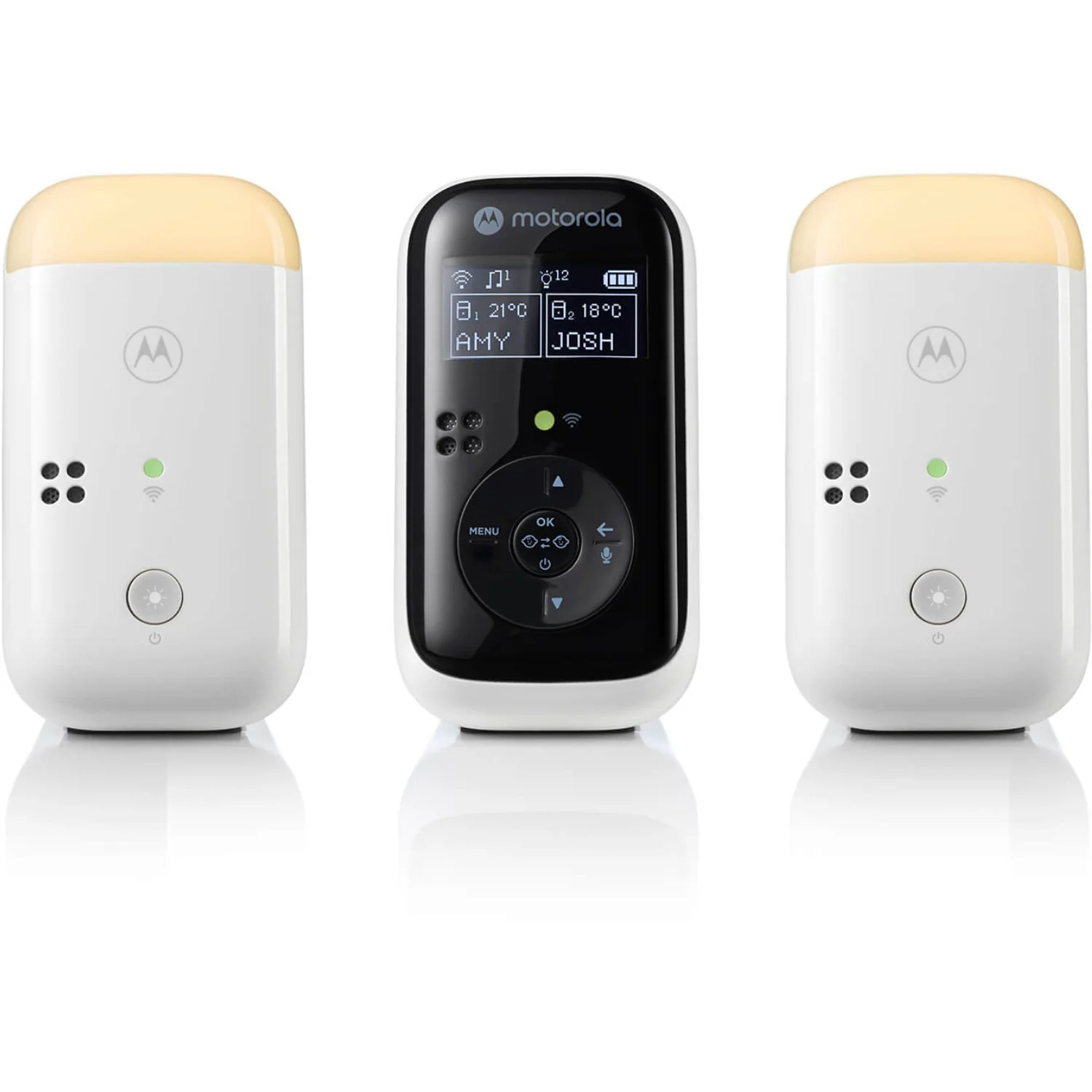 Motorola White, Black PIP15 Twin Baby Monitor