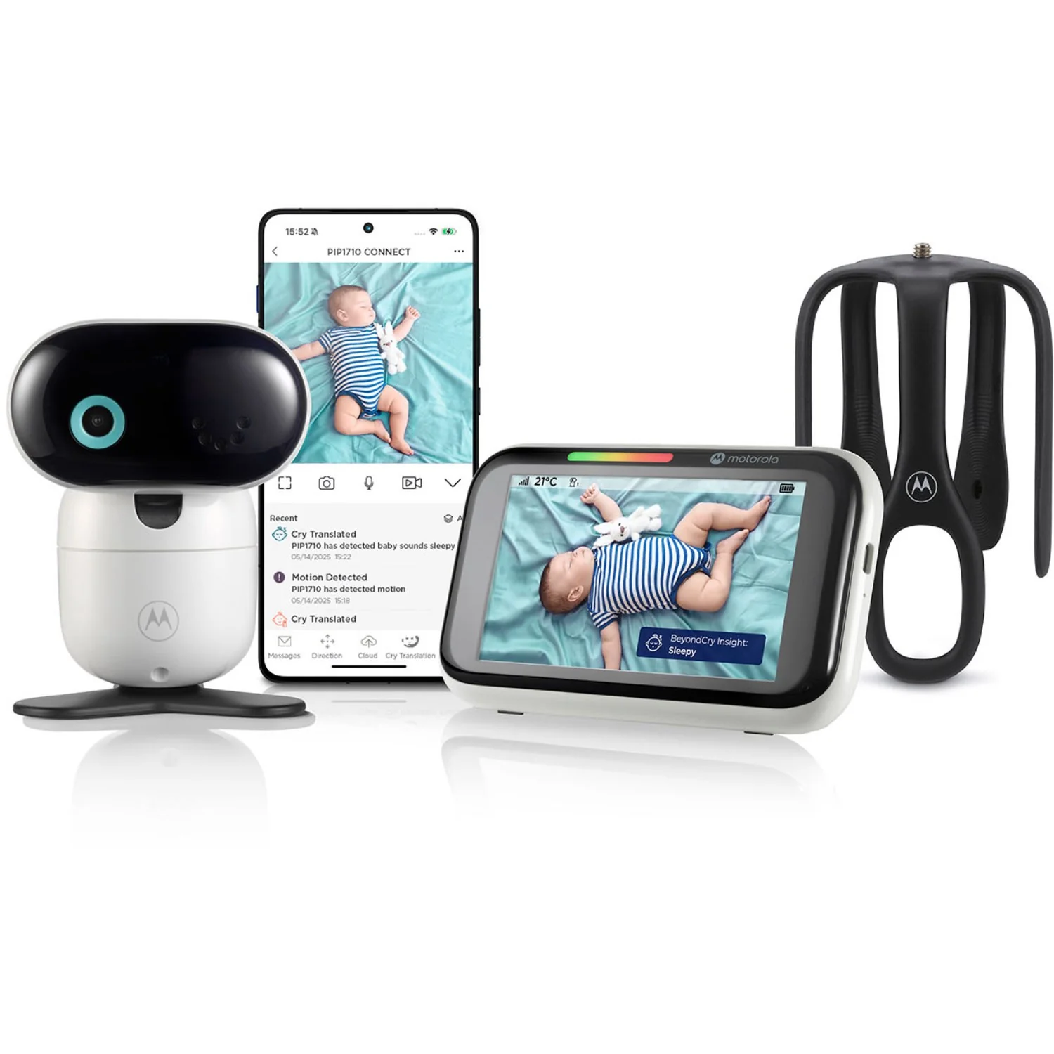 Motorola White, Black PIP1710 Baby Monitor