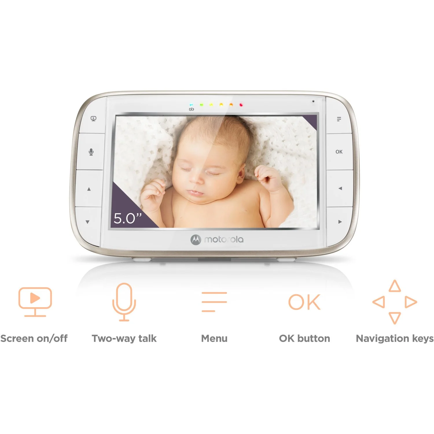 Motorola White Baby Monitor VM855 Connect - Image 6