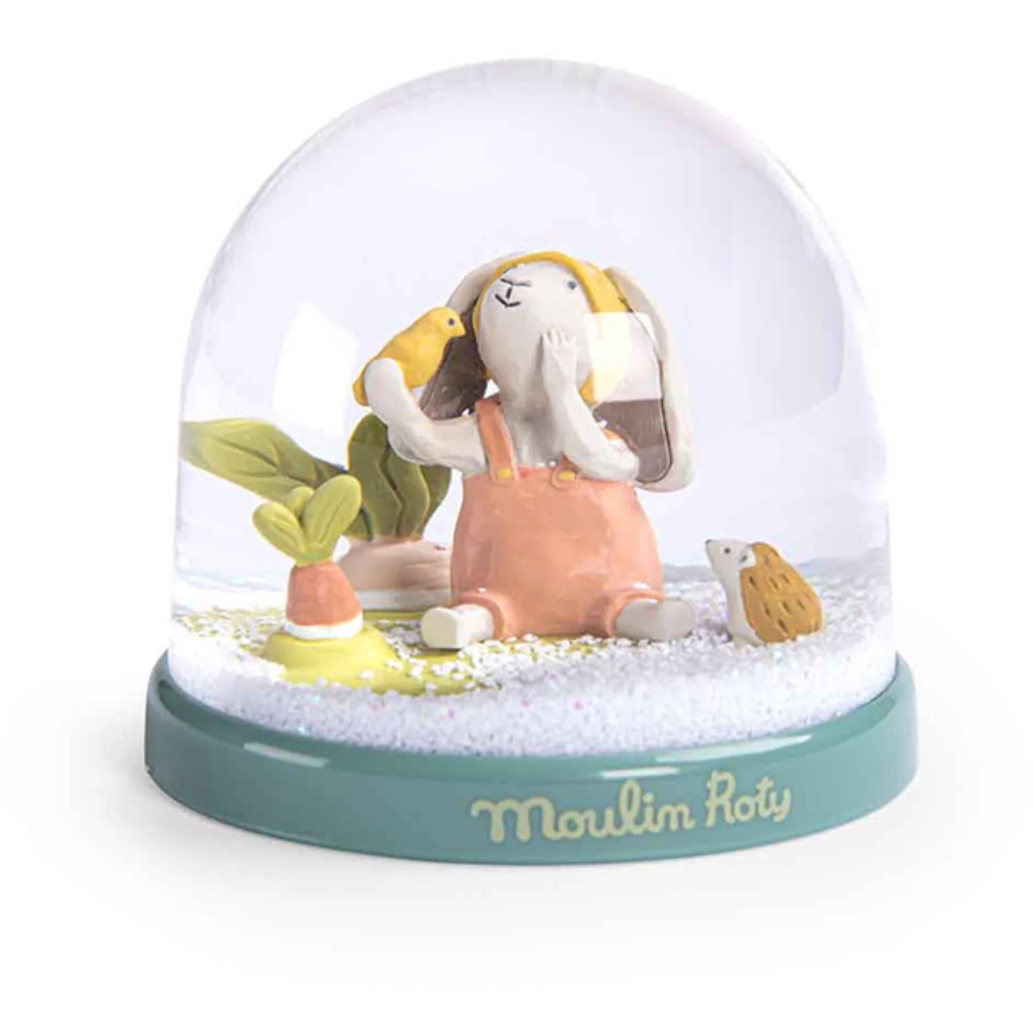Moulin Roty Snow Globe with Rabbit - Trois Petits Lapins