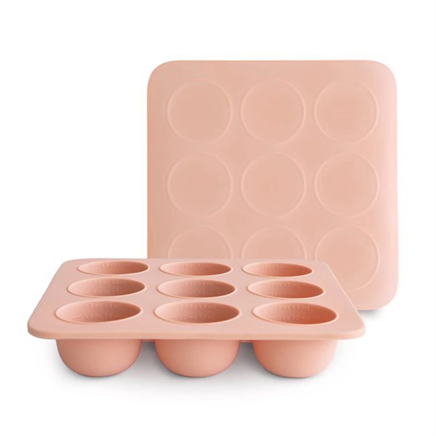 Mushie Blush Baby Food Freezer Tray