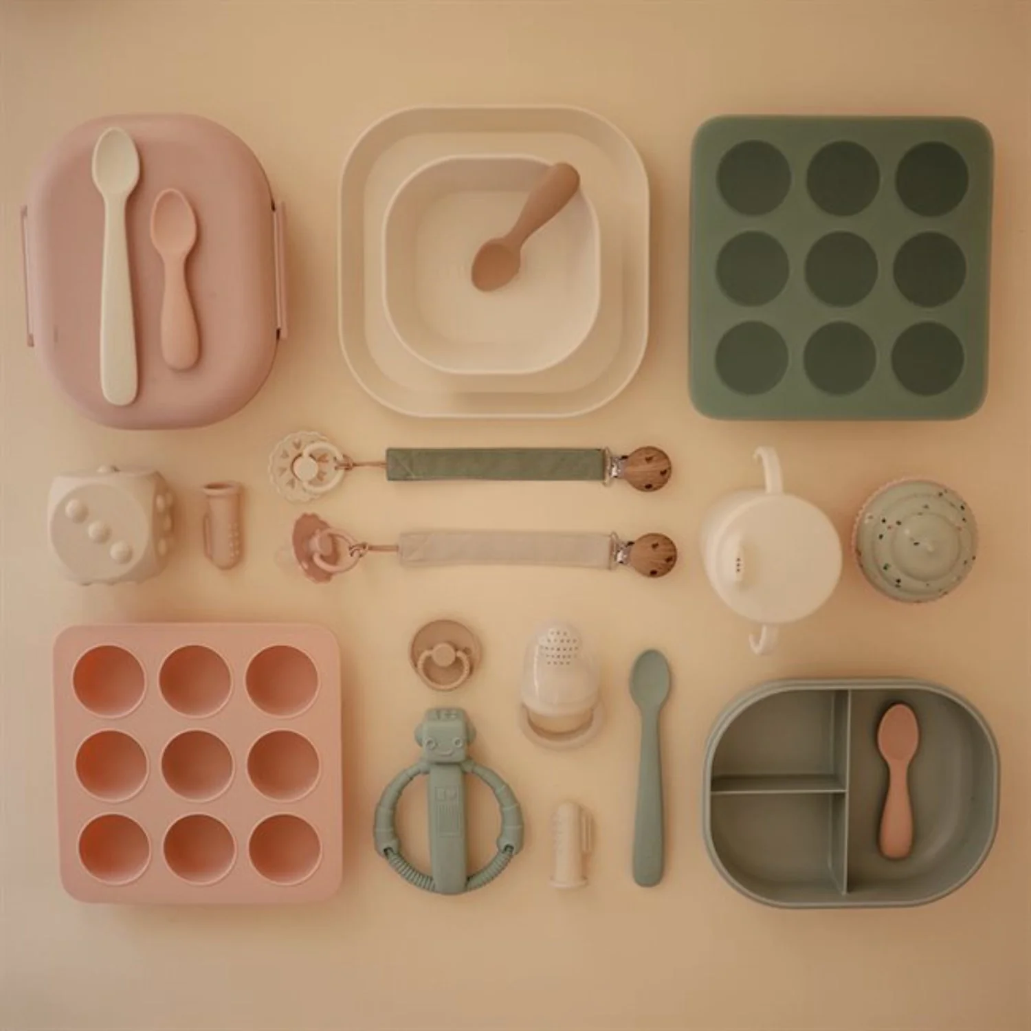 Mushie Blush Baby Food Freezer Tray - Image 5