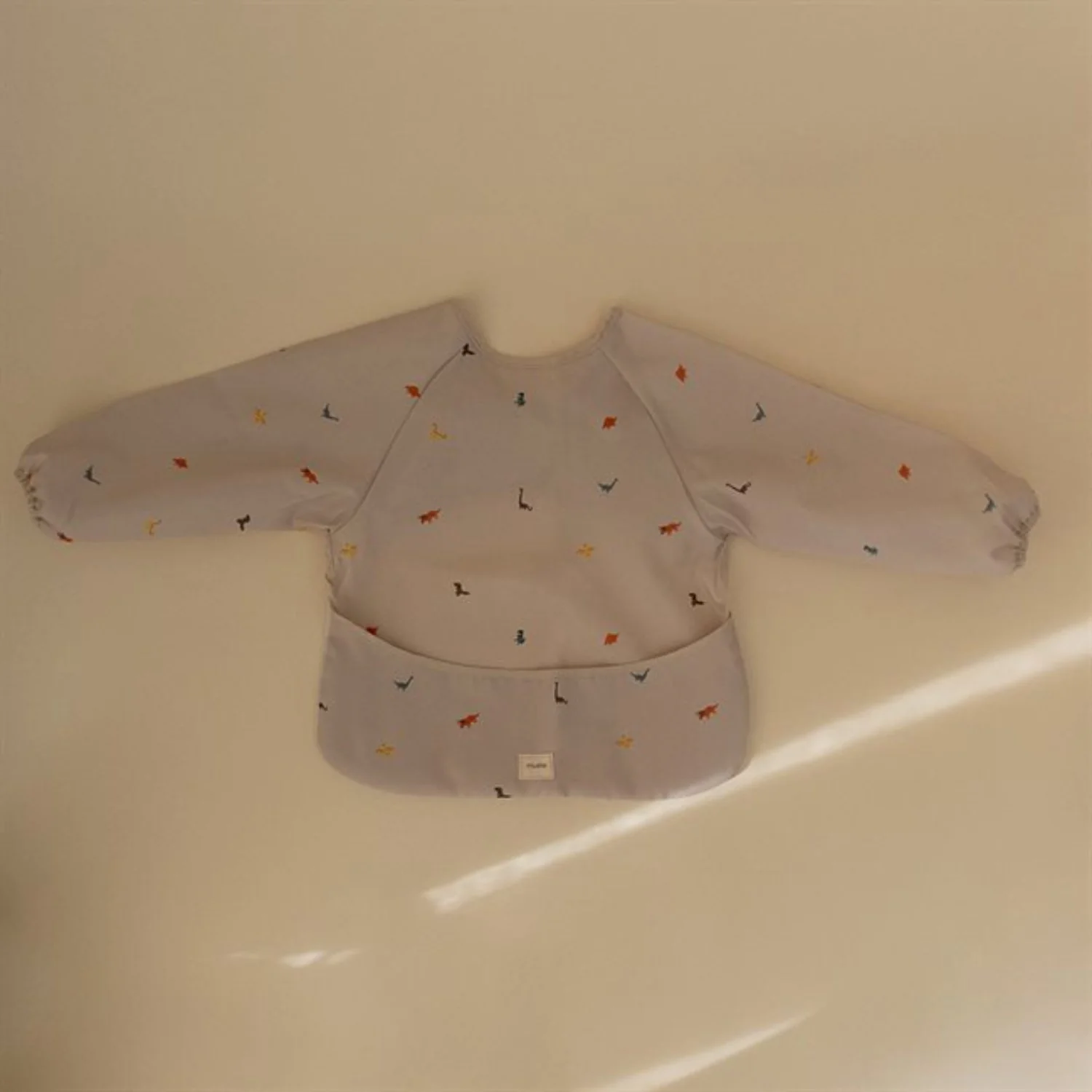 Mushie Dino Long Sleeve Bib - Image 2