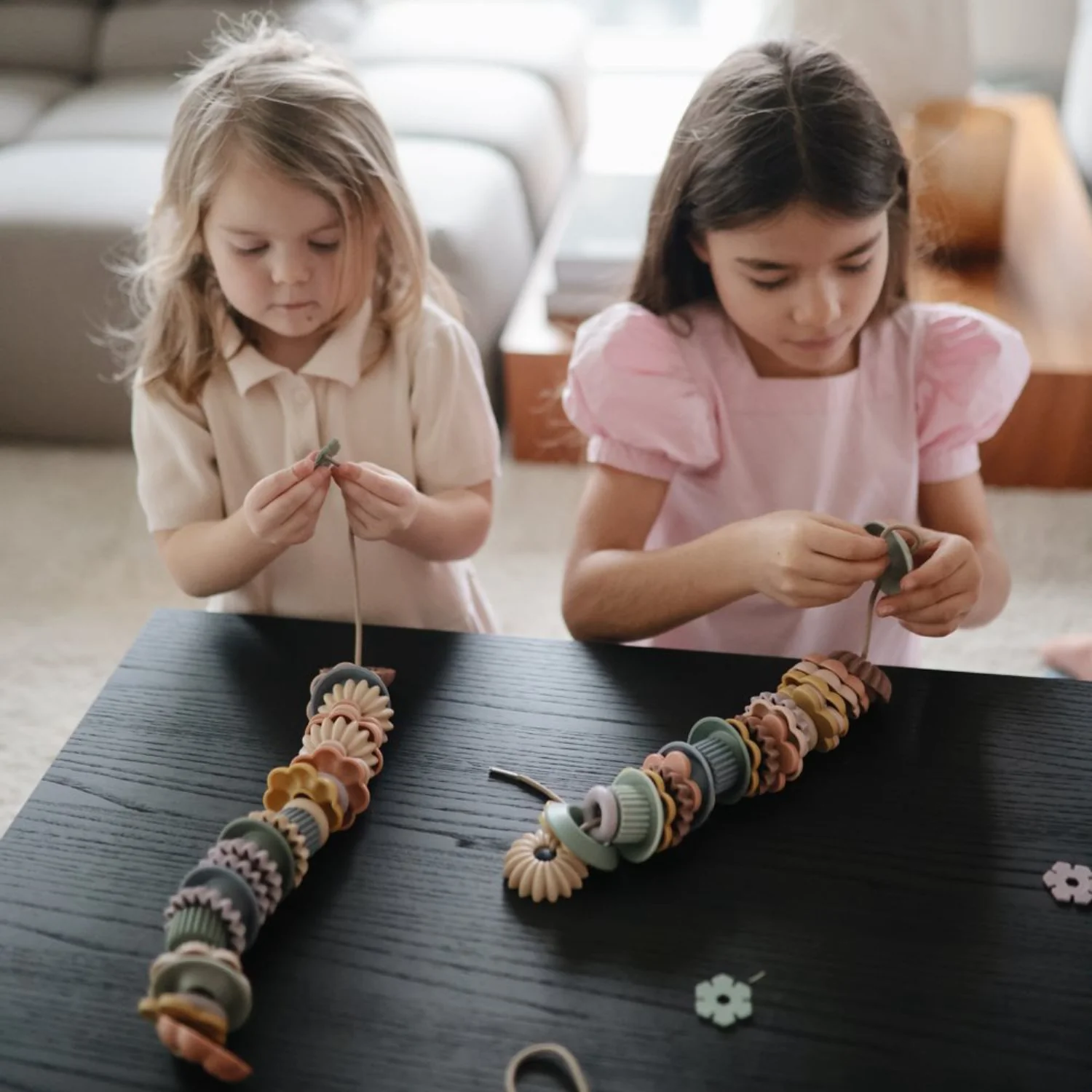 Mushie Multi Mushie Bead Lacing Toy Set - Image 4