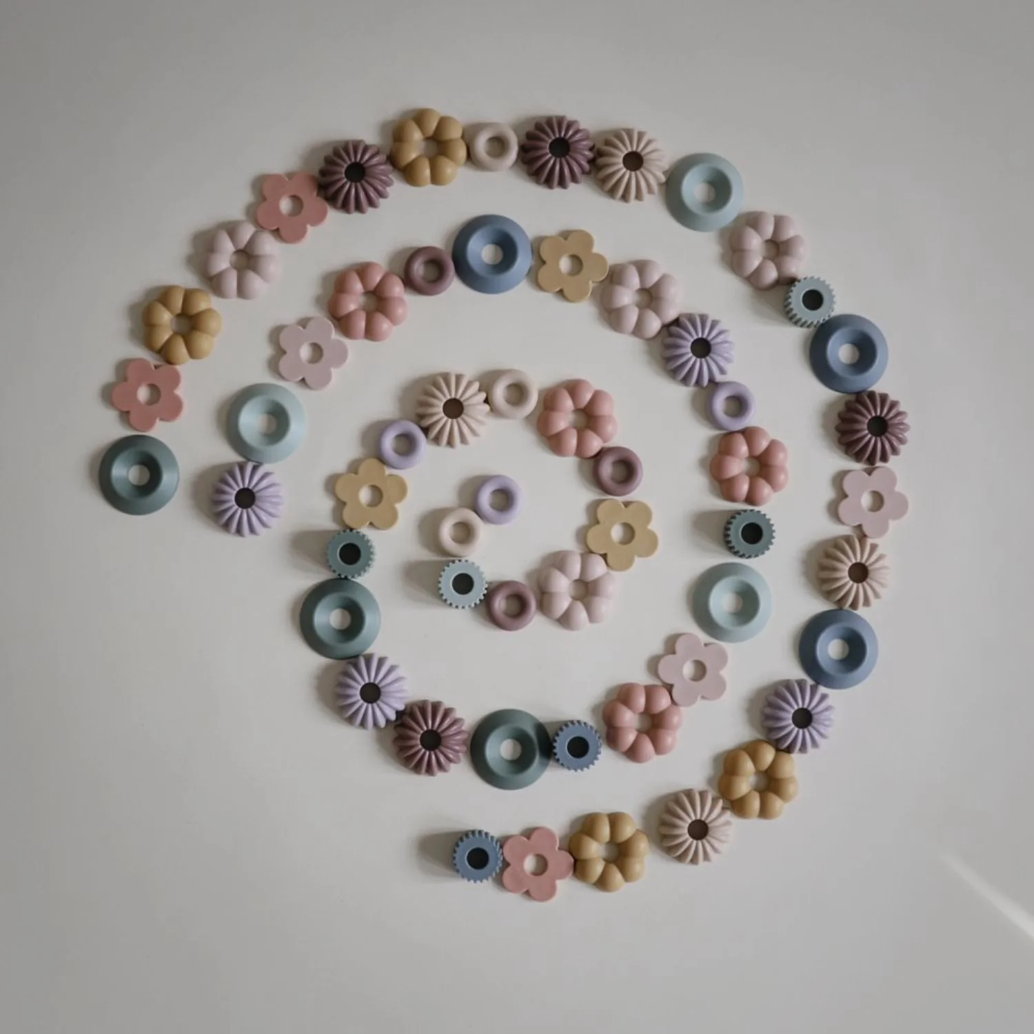 Mushie Multi Mushie Bead Lacing Toy Set - Image 6